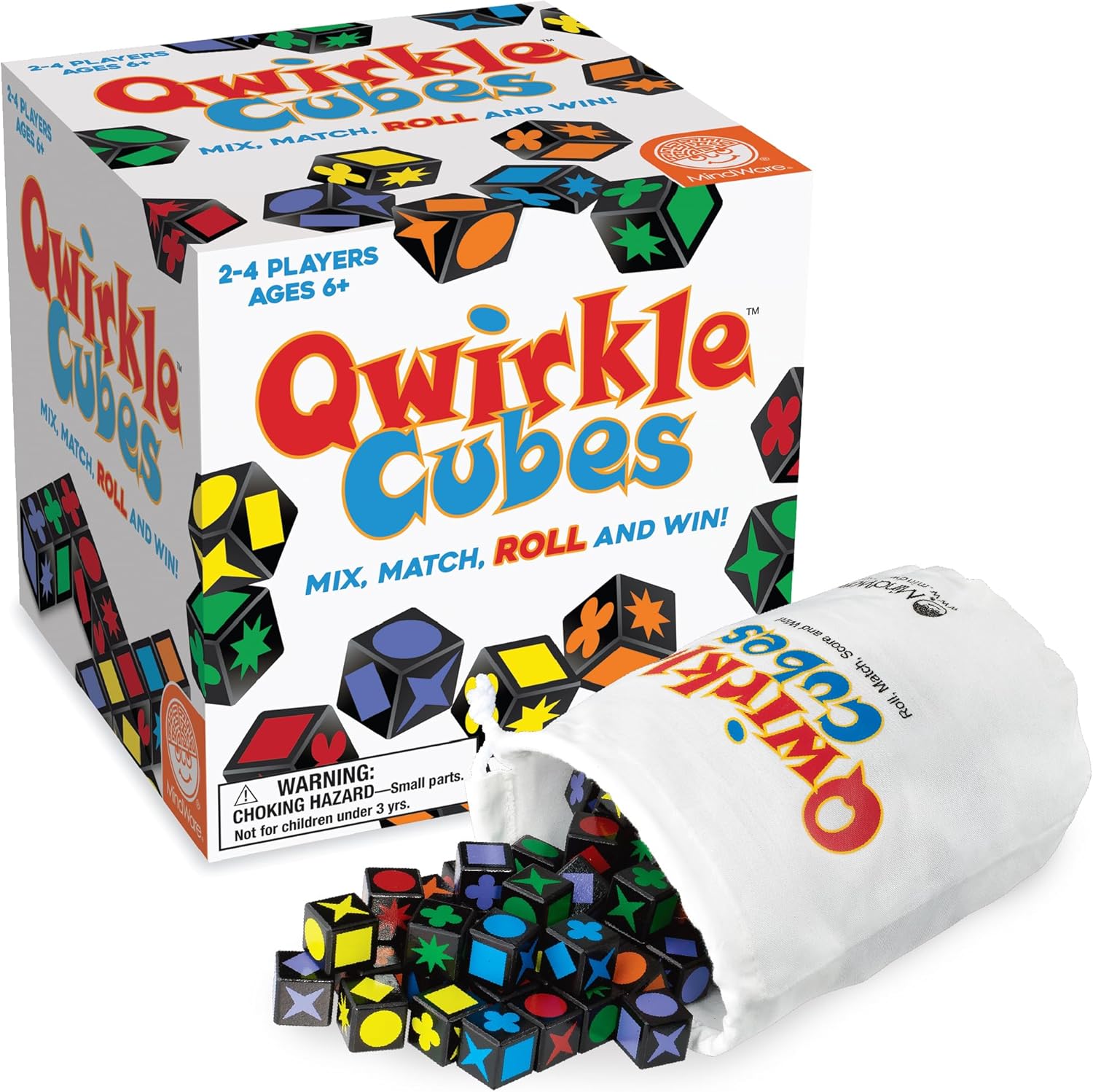 Mindware | Qwirkle: Travel (NEW) | Board Game | Ages 6+ | 2-4 Players | 45 Minutes Playing Time