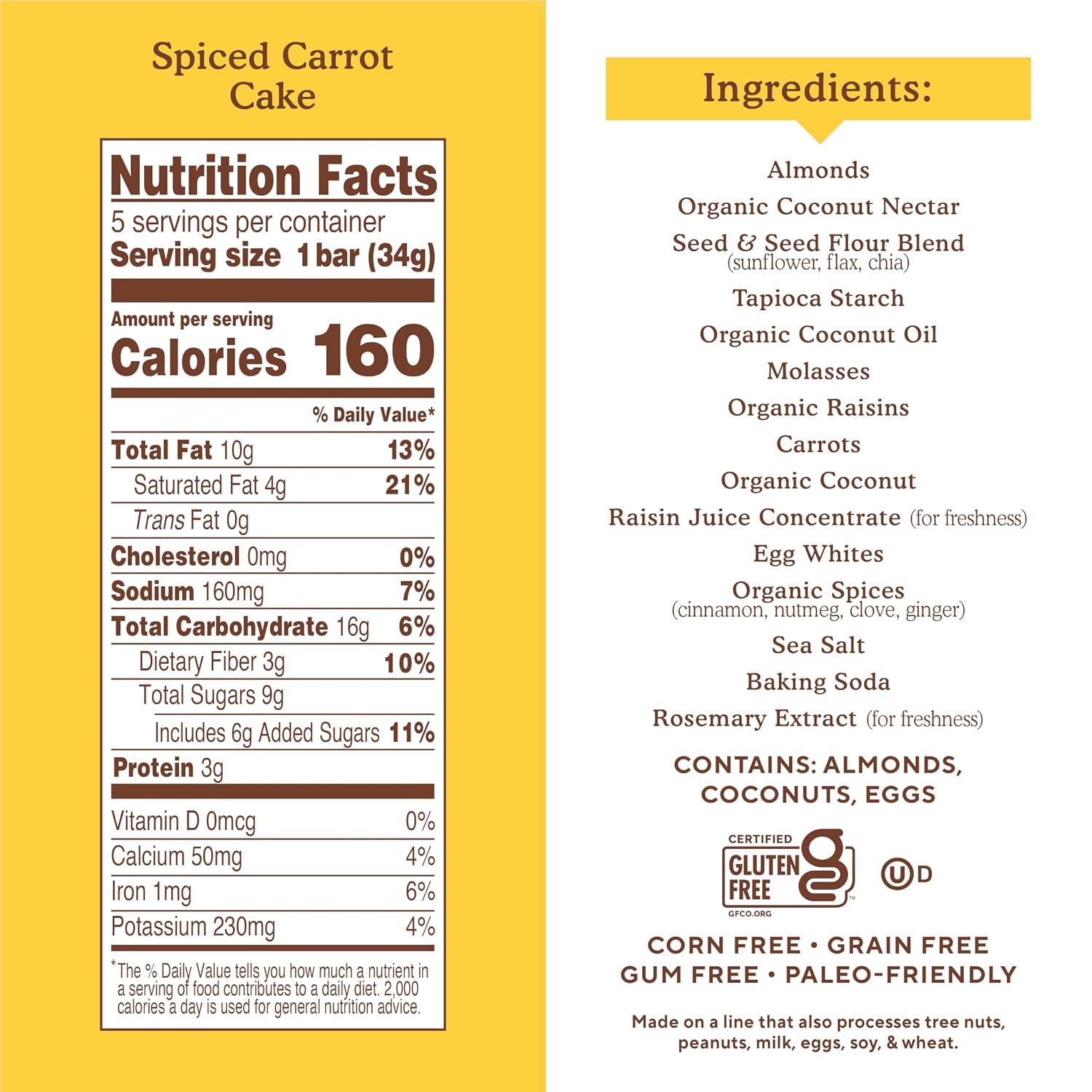 Simple Mills Soft Baked Dark Chocolate Almond Flour Bars, 5 ct, 1.19 oz each
