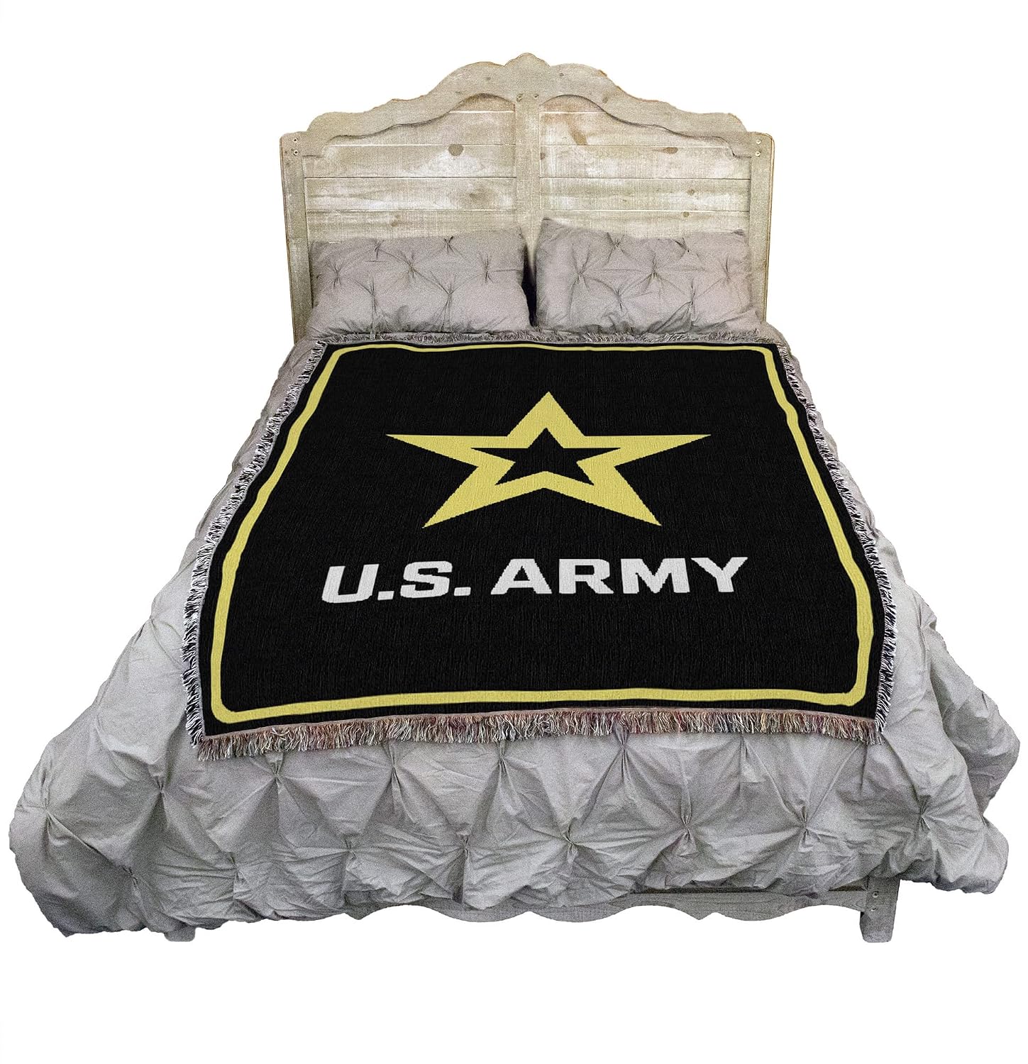 Pure Country Weavers US Army -Military Service Mark Seal Blanket Eagle - Gift Military Tapestry Throw Woven from Cotton - Made in the USA (72x54)