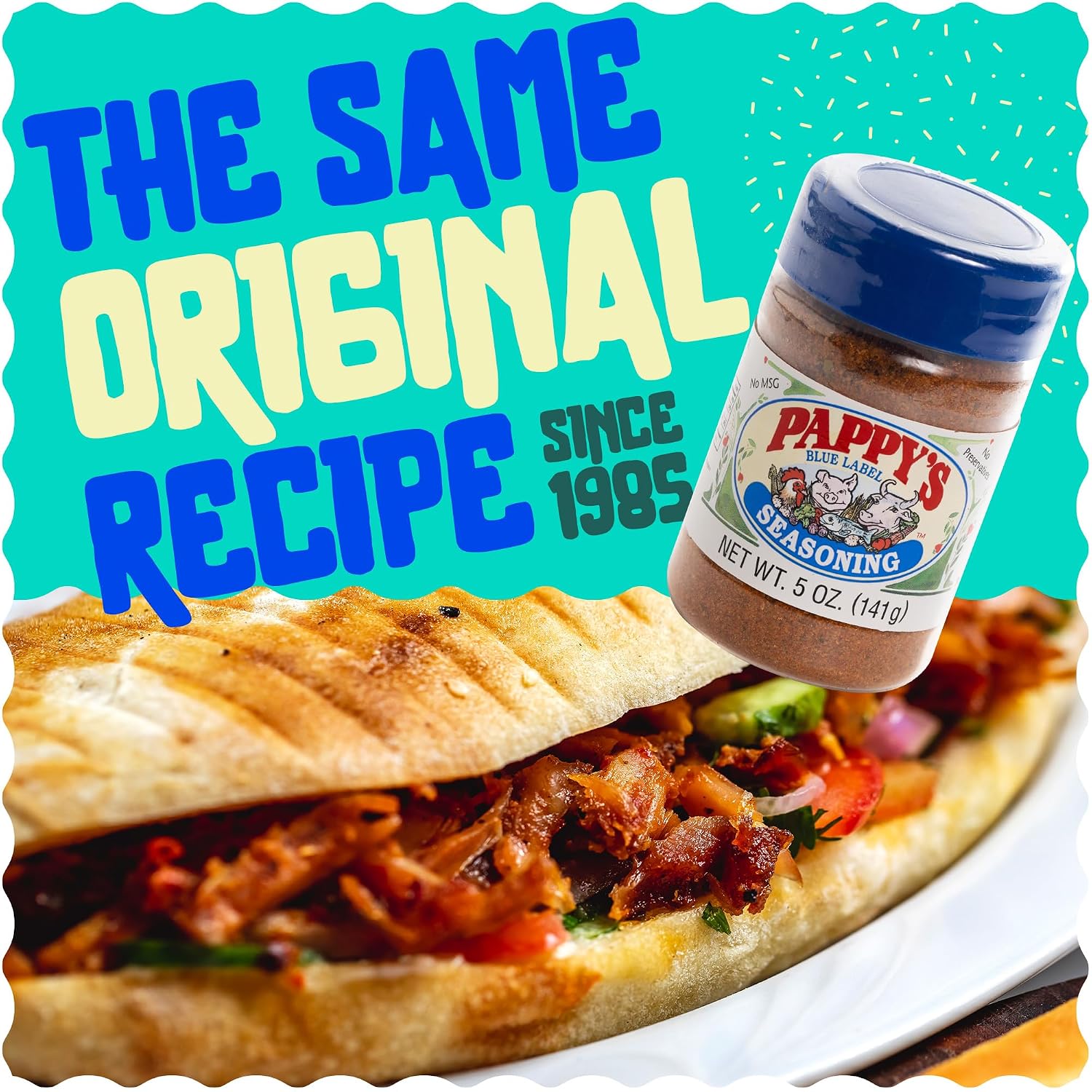 Pappy's Choice Original Seasoning, 32 Oz | California's Legendary Seasoning Blend, Santa Maria Style, Perfect for BBQ, Beef, Burgers, Brisket, Tri-tip and Steak
