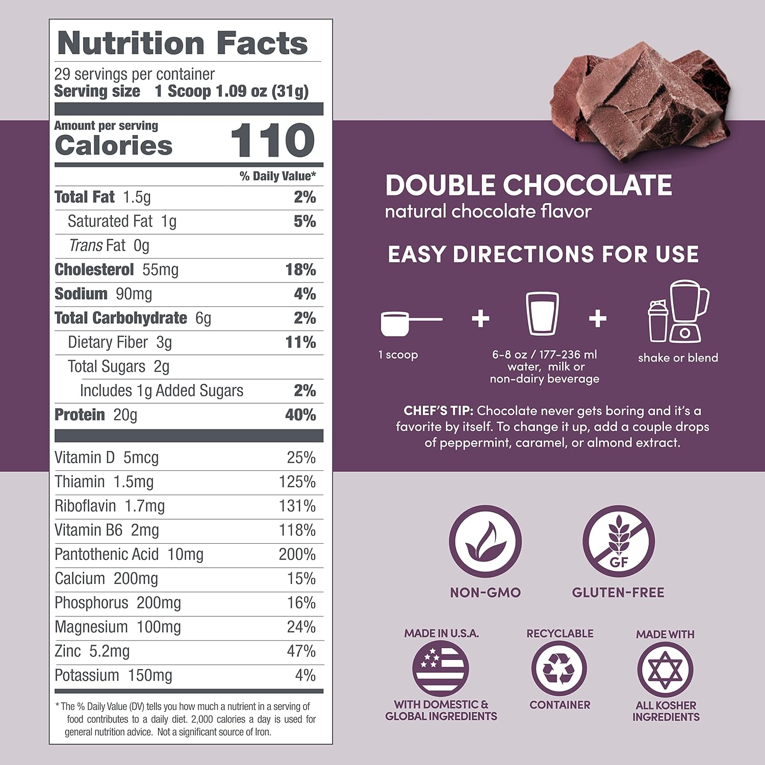 Designer Wellness, Vanilla, Designer Whey Protein Powder, 2 lb