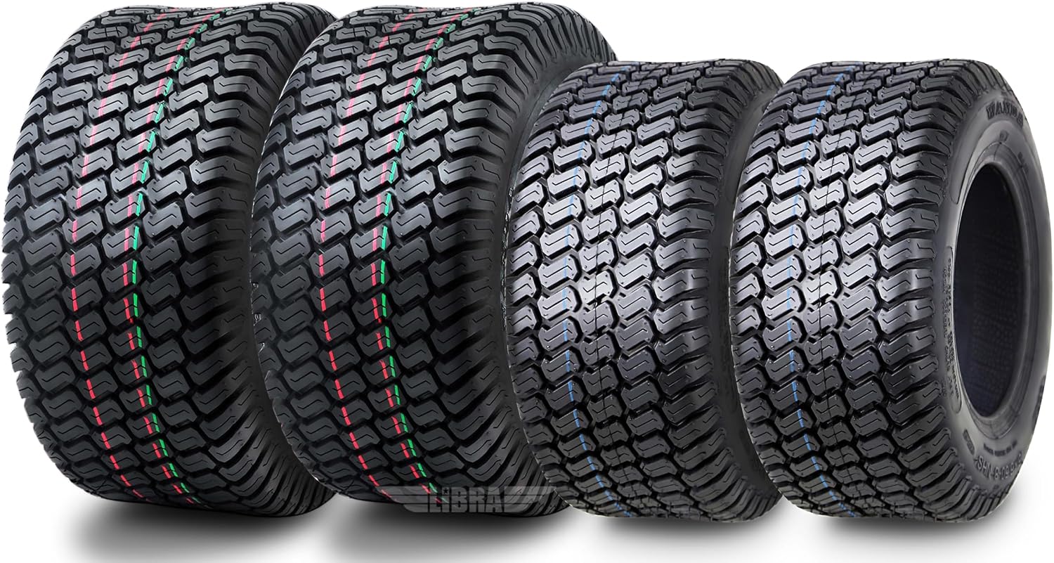 WANDA Set 2 15x6-6 15x6.00-6 Lawn Mower Tractor Turf Tires15x6x6 P332-13016 | Riding Lawn Mover, Garden Tractor