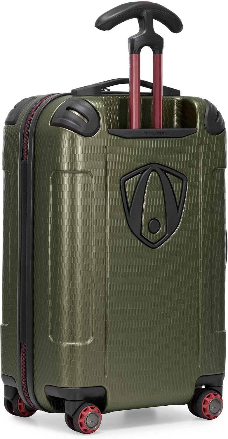Traveler's Choice Maxporter II Polycarbonate Hardside Trunk with Spinner Wheels, Navy, 31-Inch Large Trunk