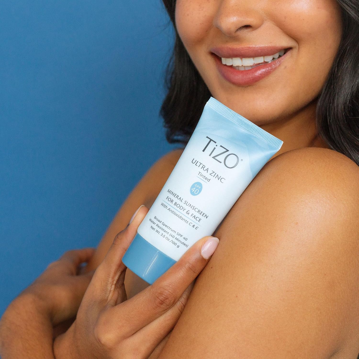 TIZO Ultra Zinc Body Face Sunscreen Tinted SPF 40, 3.5 oz