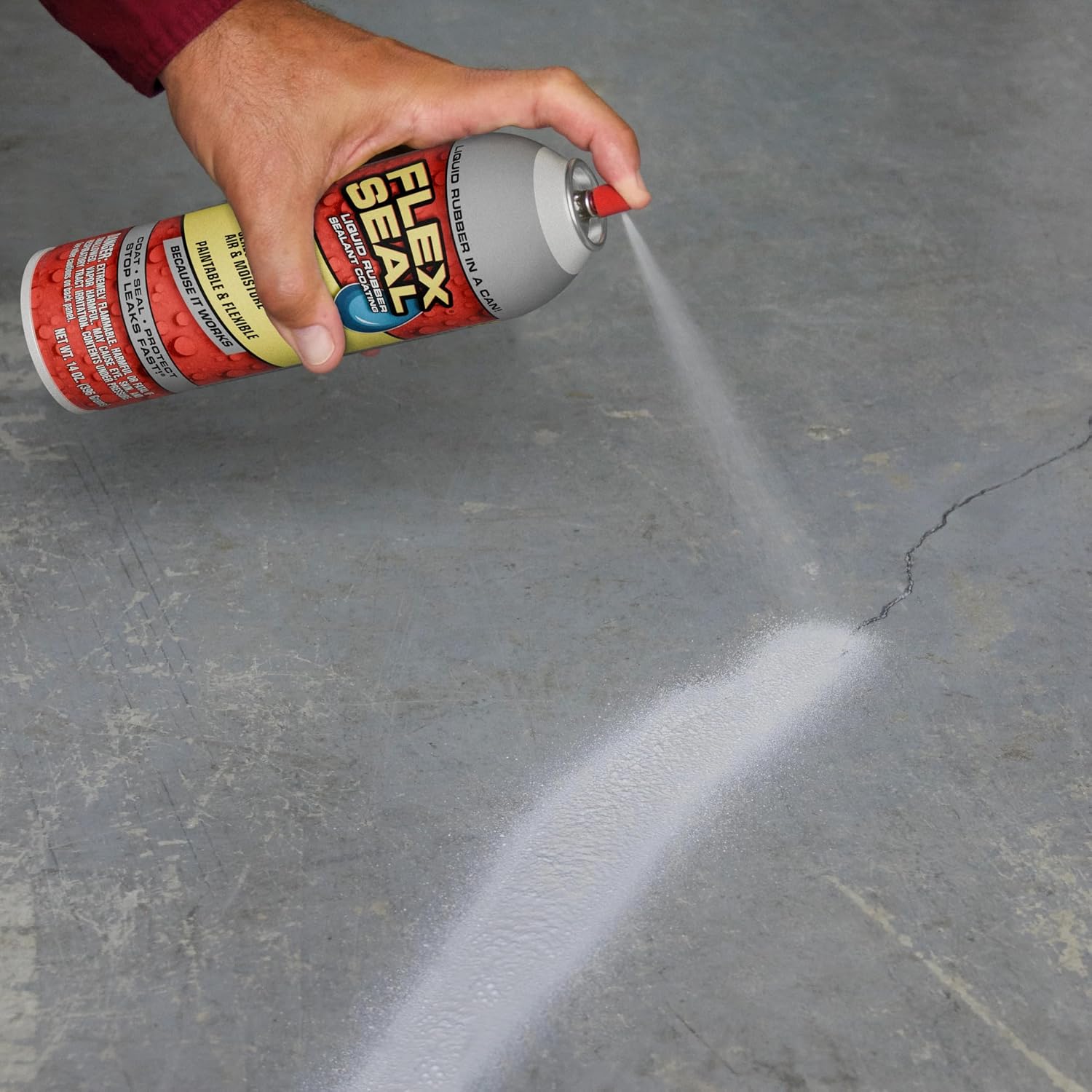 Flex Seal, 14 oz, 2-Pack, Black, Stop Leaks Instantly, Waterproof Rubber Spray On Sealant Coating, Perfect for Gutters, Wood, RV, Campers, Roof Repair, Skylights, Windows, and More