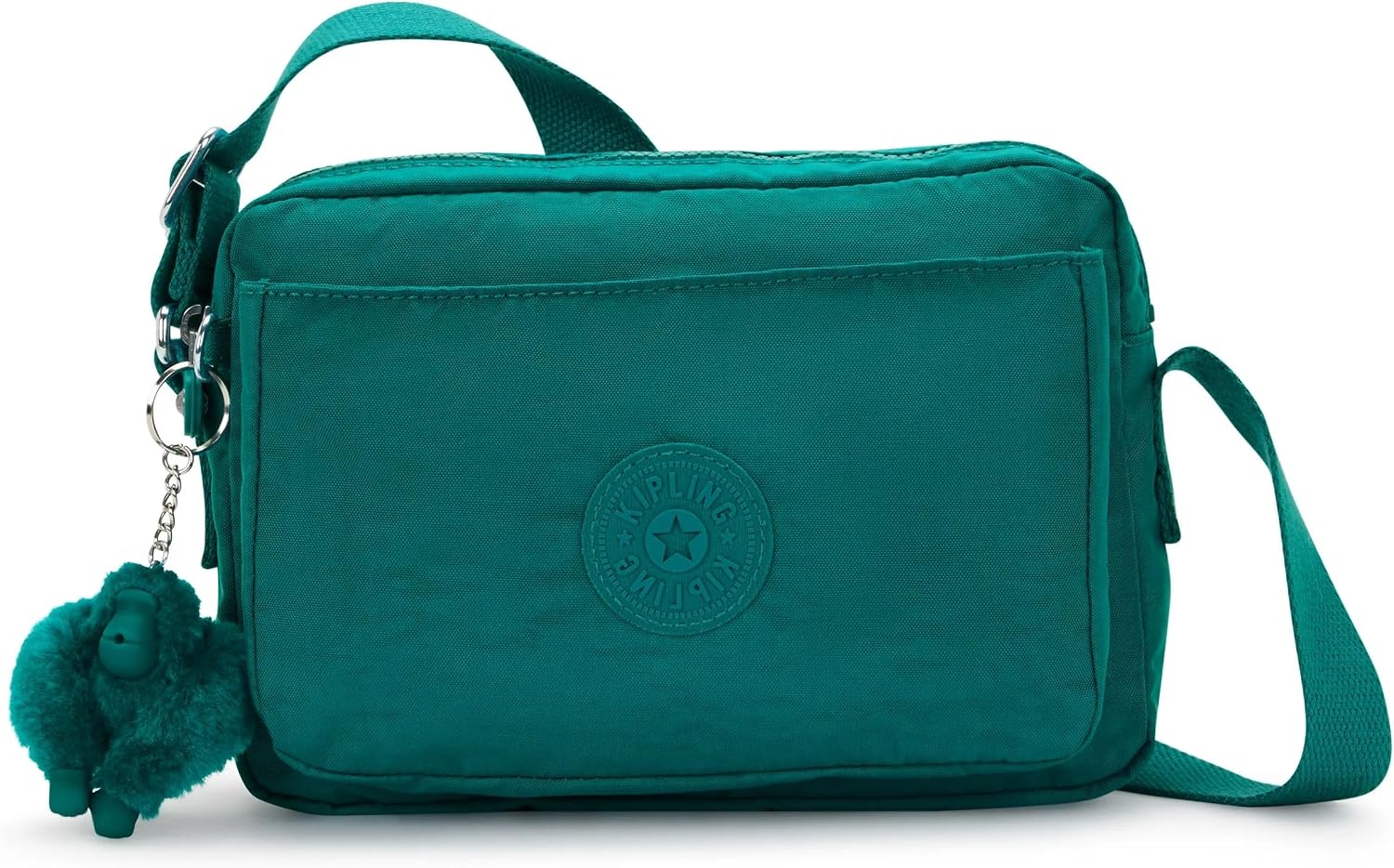Kipling Women’s Abanu Medium Crossbody Bag, Lightweight, Adjustable Nylon Waist Pack with Multi-Compartment Zip Pockets