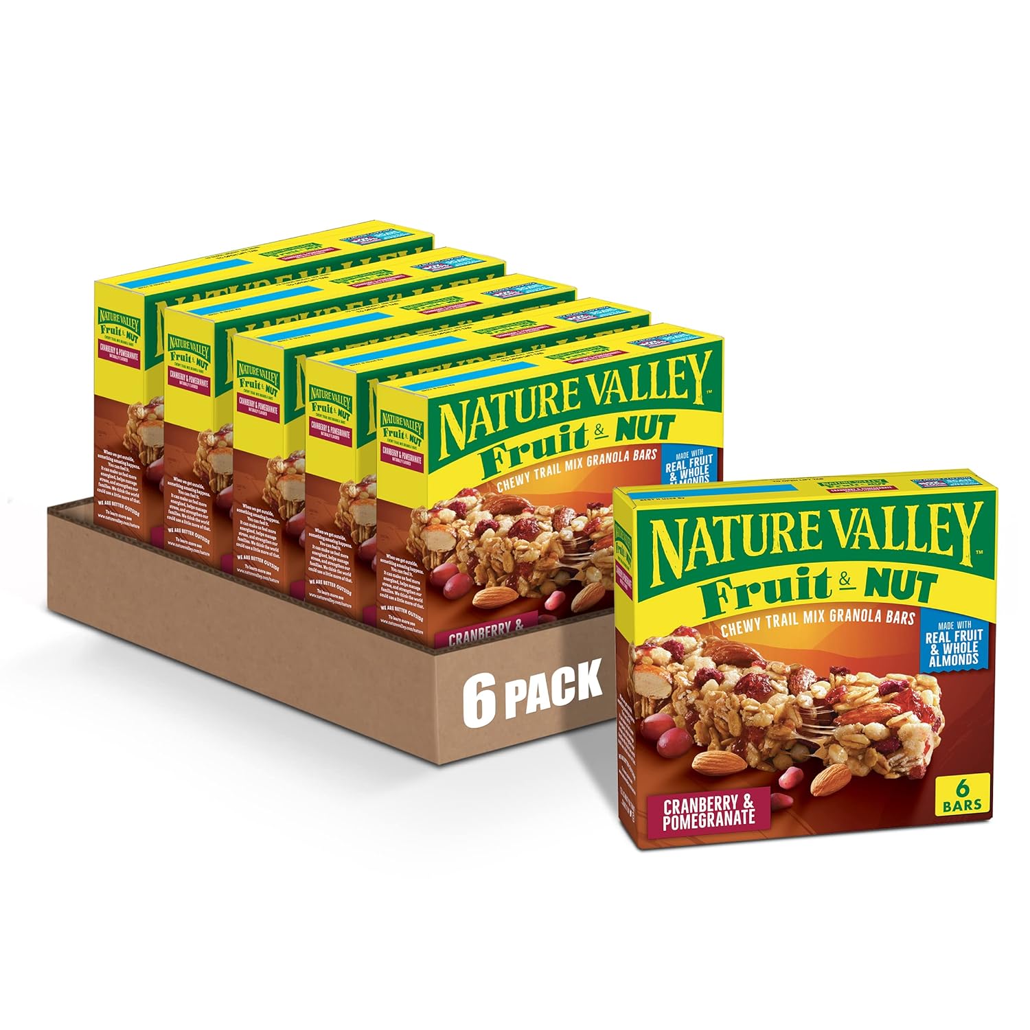 Nature Valley Almond Raisin & Cranberry Chewy Fruit & Nut Bar, 15 ct