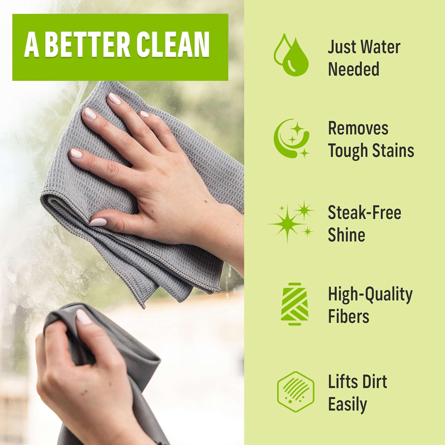 E-Cloth Window and Glass Cleaner Kit, Just Add Water - 1 Kit