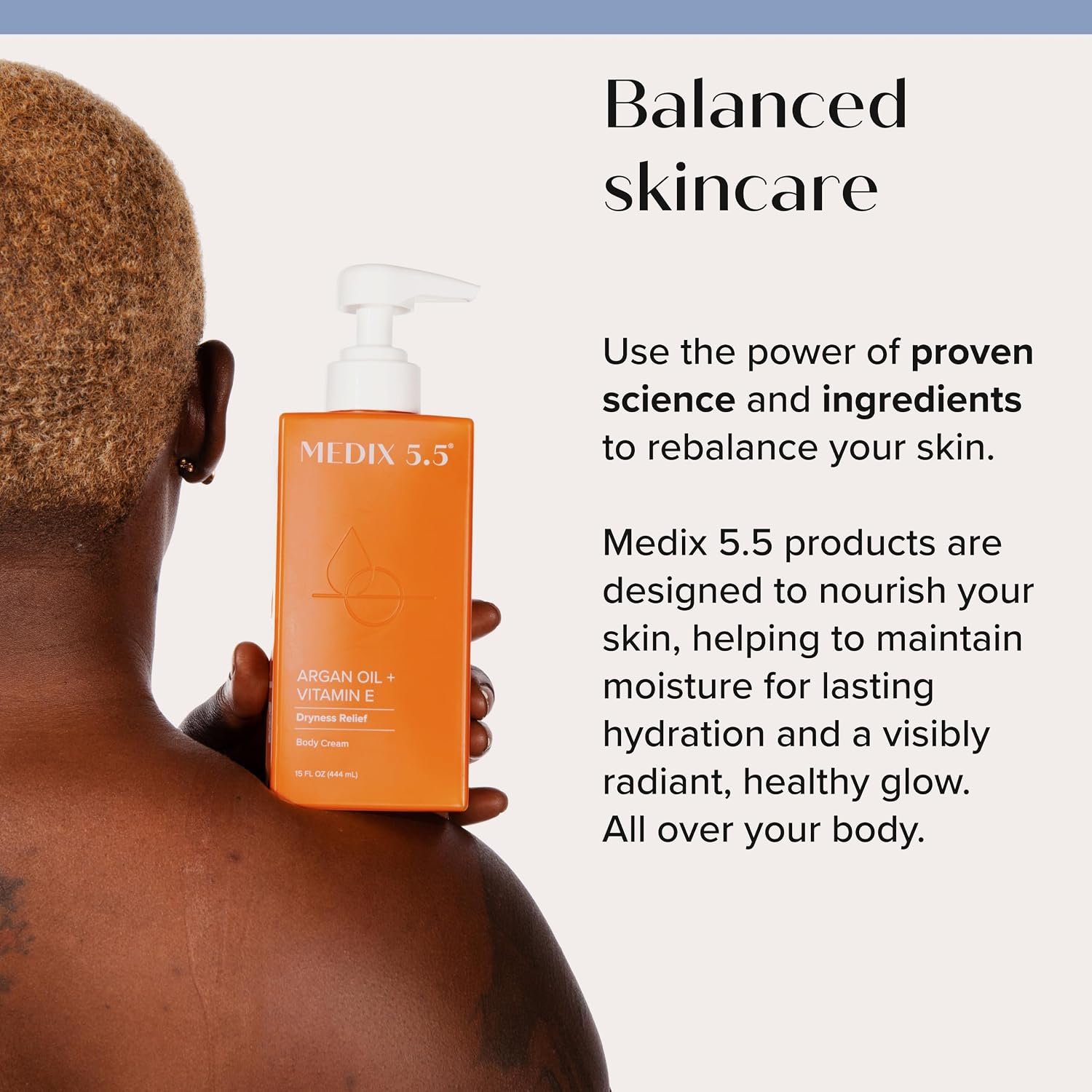 MEDIX 5.5 Collagen Cream Skin Care Face Lotion & Body Lotion For Dry Skin | Anti Aging Collagen Peptides Firming Cream Body Moisturizers Lifts, Firms, & Tightens For Younger Looking Skin, 15 Fl Oz