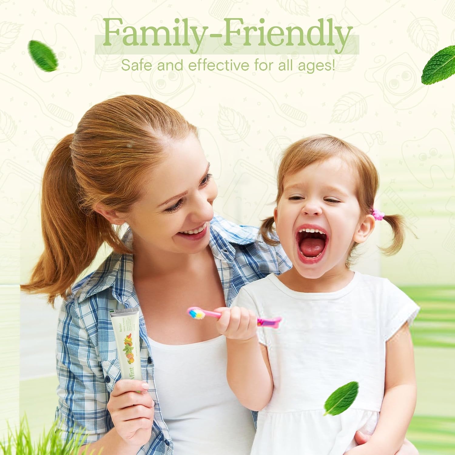 Revitin Toothpaste | Fluoride-Free Prebiotic Citrus Tooth Gel | No SLS, Gluten Free, Dye Free, GMO Free, No Sweeteners | Non-Toxic, Kid Approved