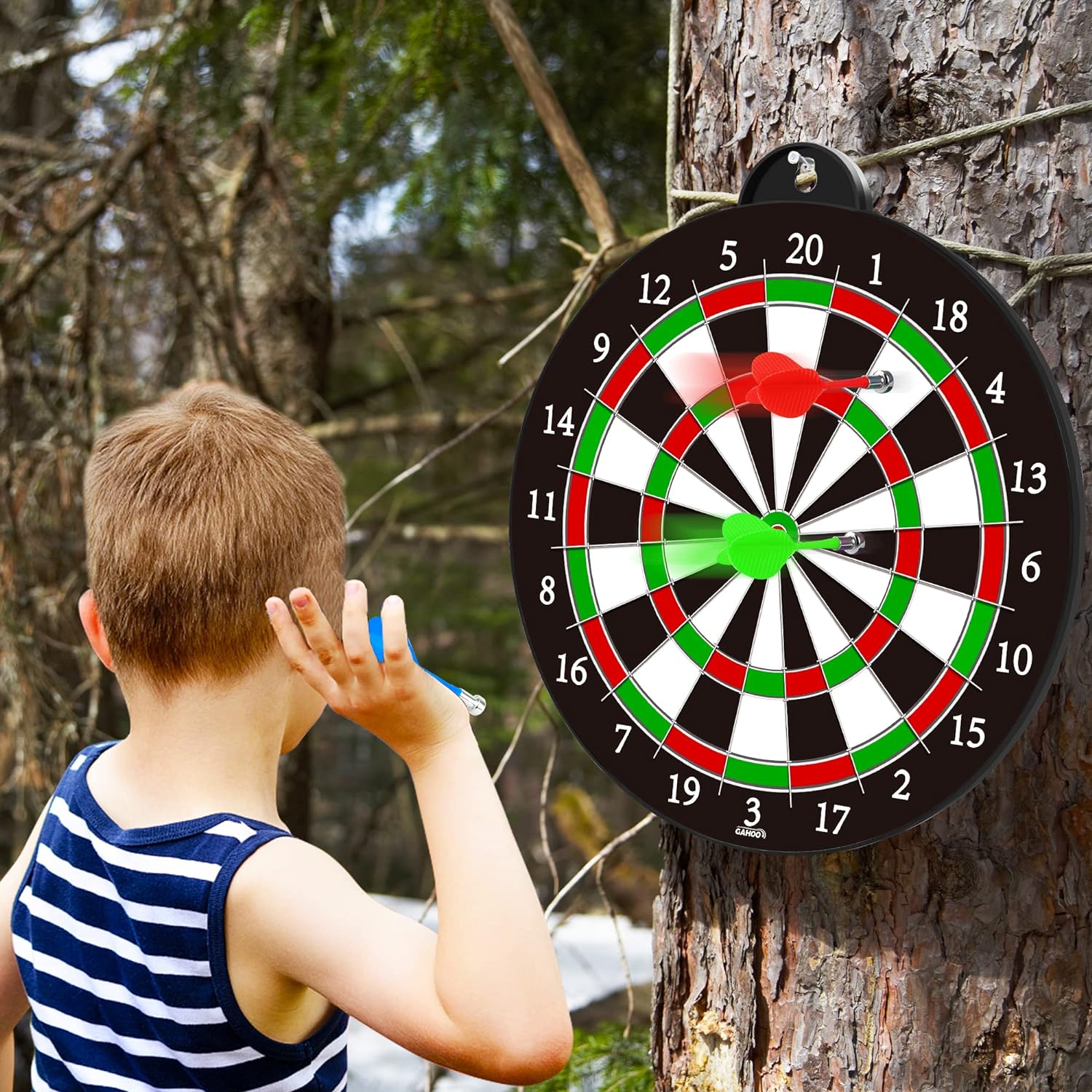 Dart Board - 12pcs Magnetic Darts - Excellent Indoor Game and Party Games