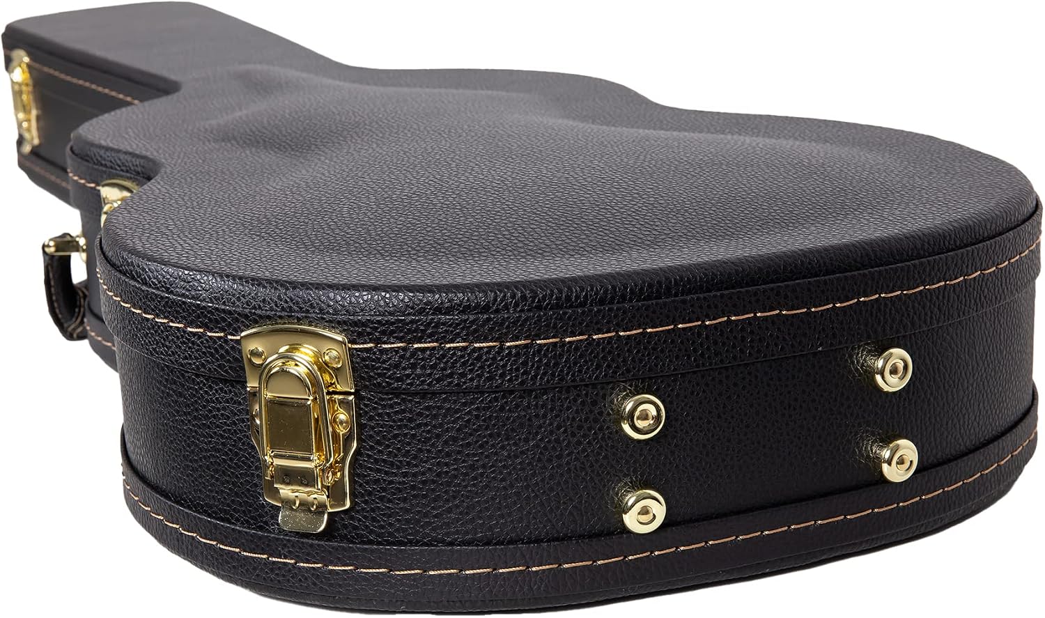 Crossrock Hardshell Arch Top wood case fits SG Electric Guitars-Black(CRW620SGBK)