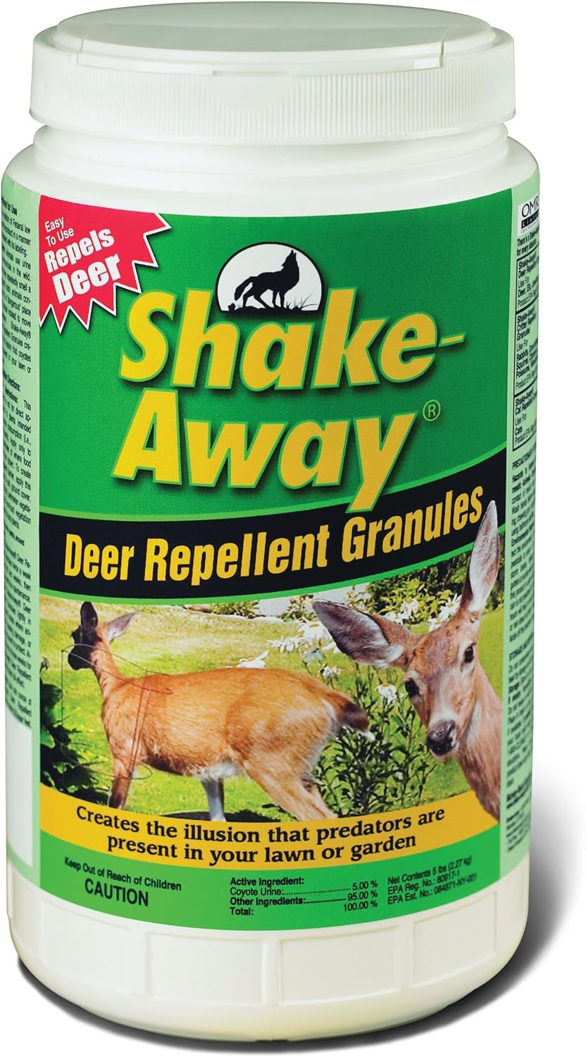 Shake Away 5006158 Deer Repellent Granules, 5-Pound, Natural