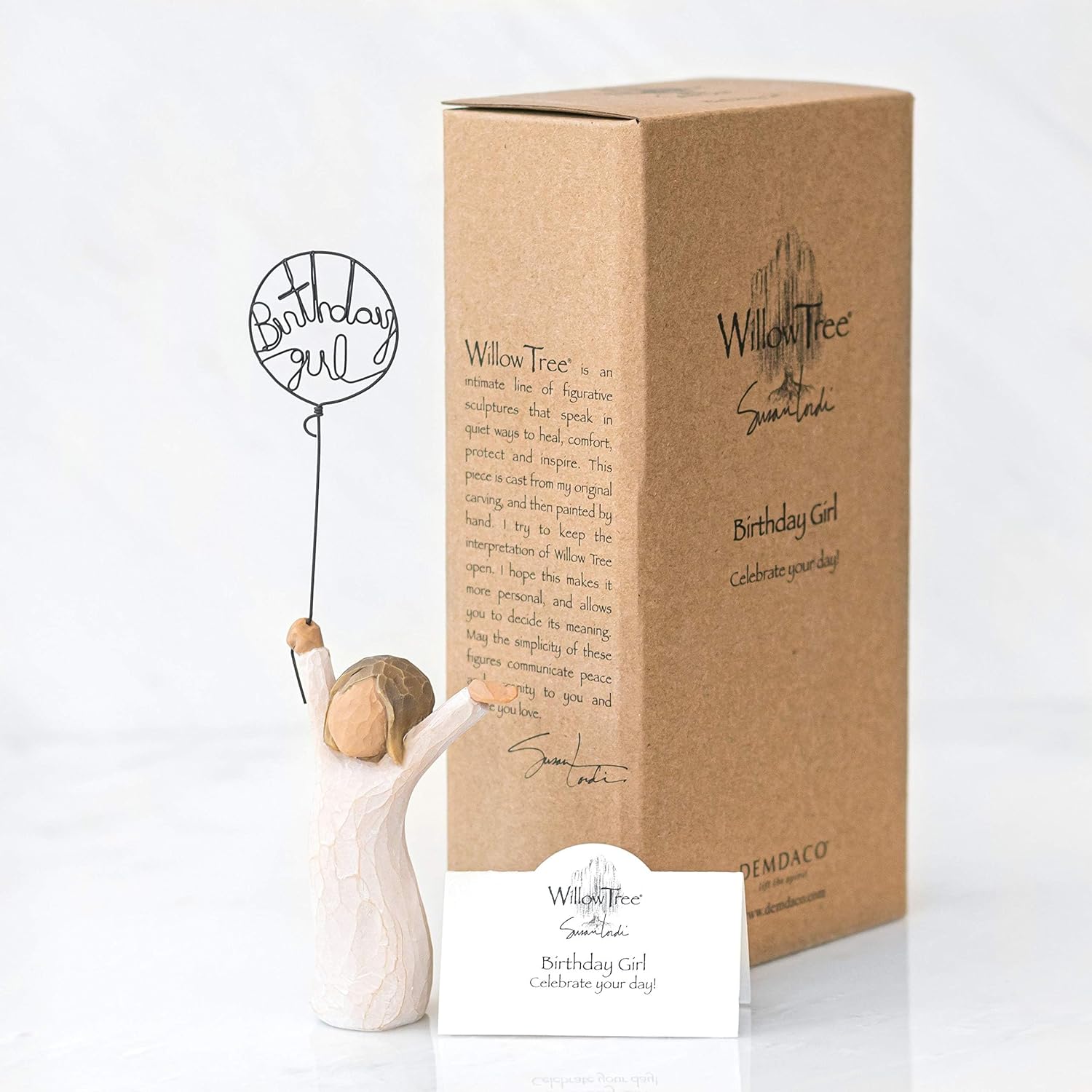 Willow Tree Lavender Grace, Sculpted Hand-Painted Figure | Cast from a Susan Lordi Original Carving, Thoughtful Keepsake Gift for Loved Ones, Celebrations and Moments of Comfort