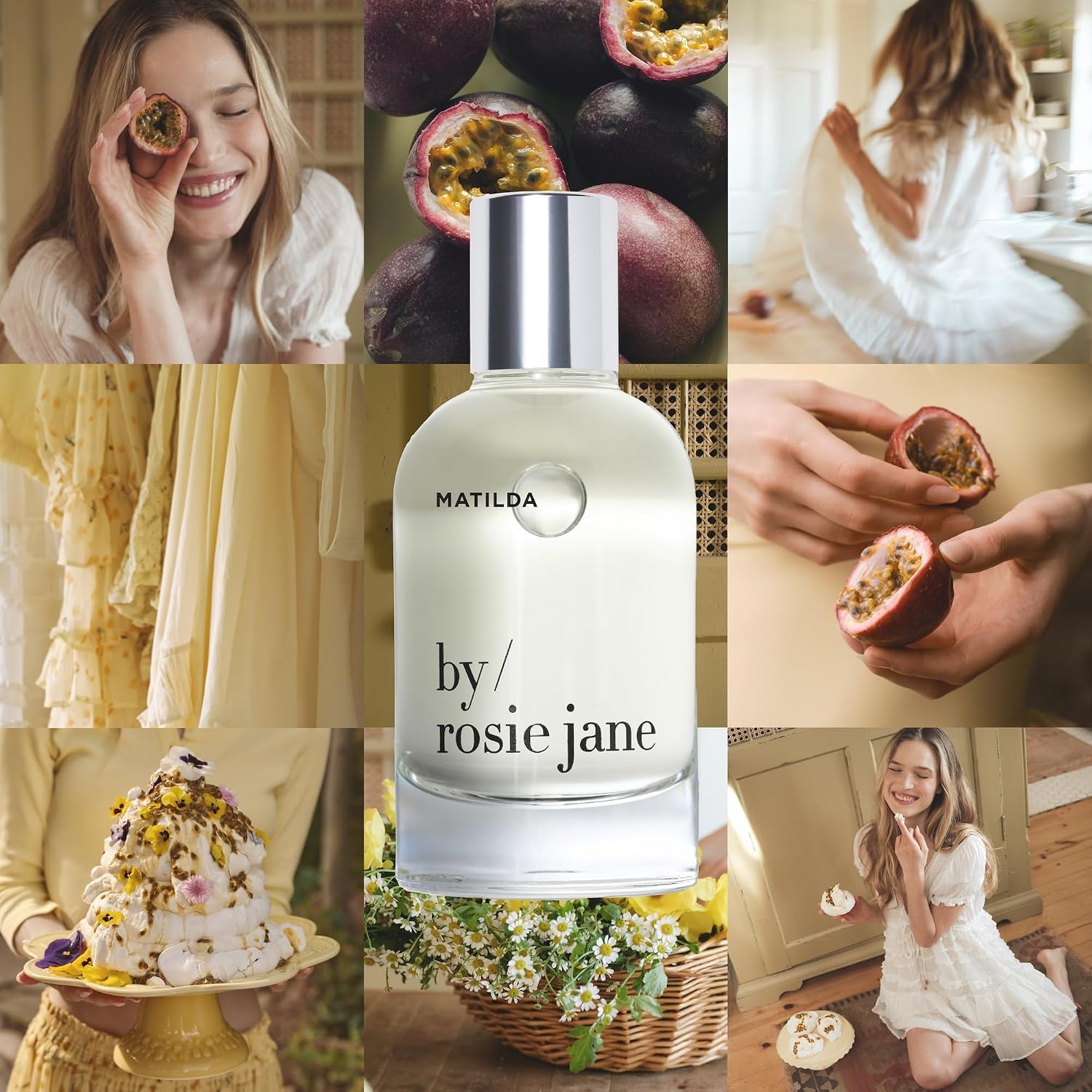 By Rosie Jane Eau De Parfum Spray (Leila Lou) - Clean Perfume for Women - Non-Toxic Body Mist with Notes of Juicy Pear, Sweet Jasmine & Tangerine Skin - Paraben, Sulfate & Phthalate Free (50ml)