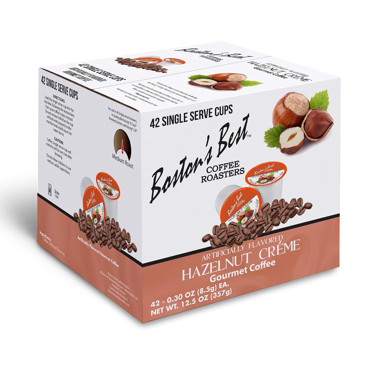 Boston’s Best - Aloha Coconut Flavored Delicious Gourmet Coffee Compatible with Keurig Coffee Maker, 1 Count (42 Single Serve Cups)