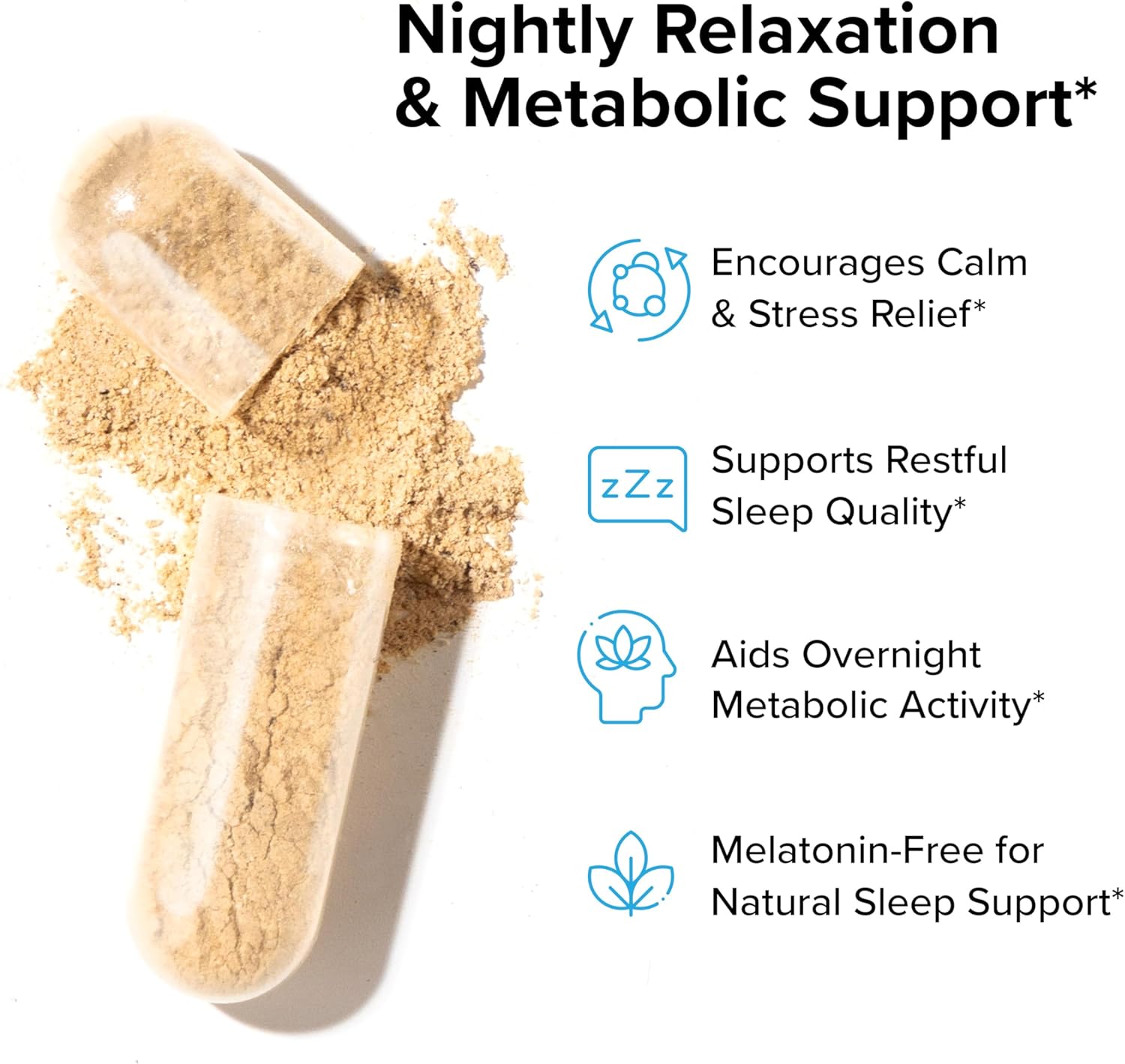Night Shred Night Time Fat Burner & Natural Sleep Support, 30 Servings