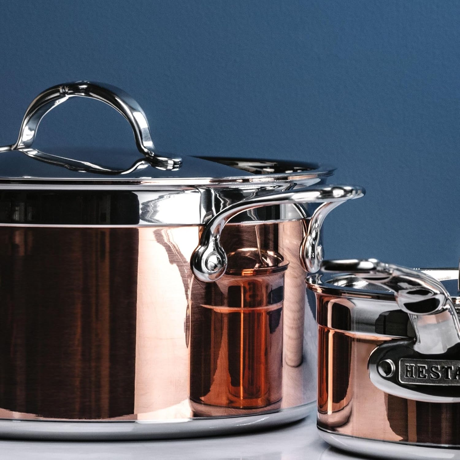 Hestan - CopperBond Collection - 100% Pure Copper Frying Pan, Induction Cooktop Compatible, 8.5-Inch