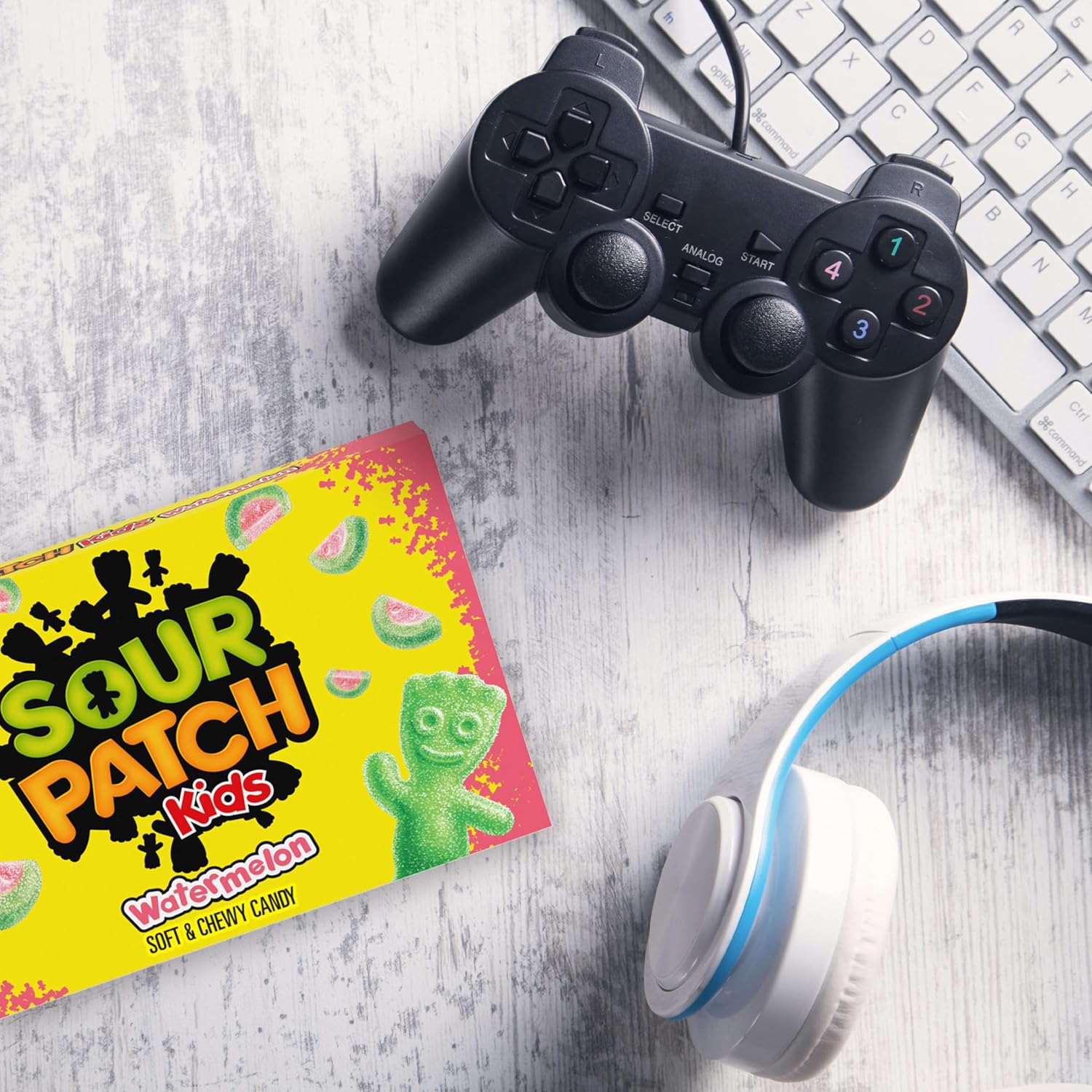 SOUR PATCH KIDS Watermelon Soft & Chewy Gummy Candy, Bulk Candy, 12 Boxes