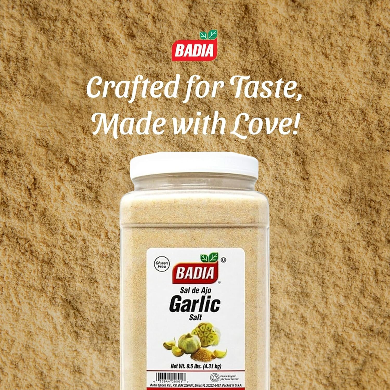 Badia Garlic Salt, 4.5 oz