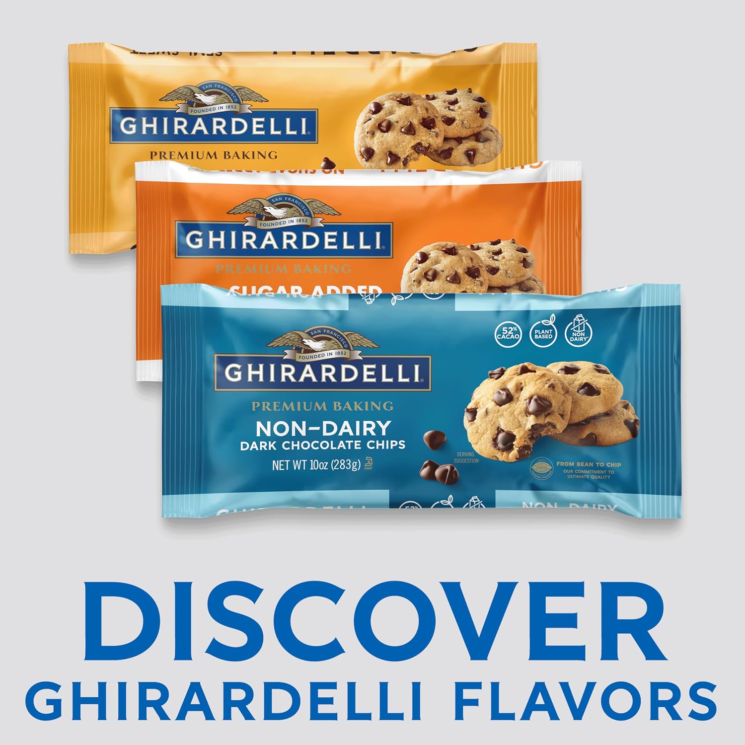 Ghirardelli, Baking Chips Semi Sweet, 12 Ounce