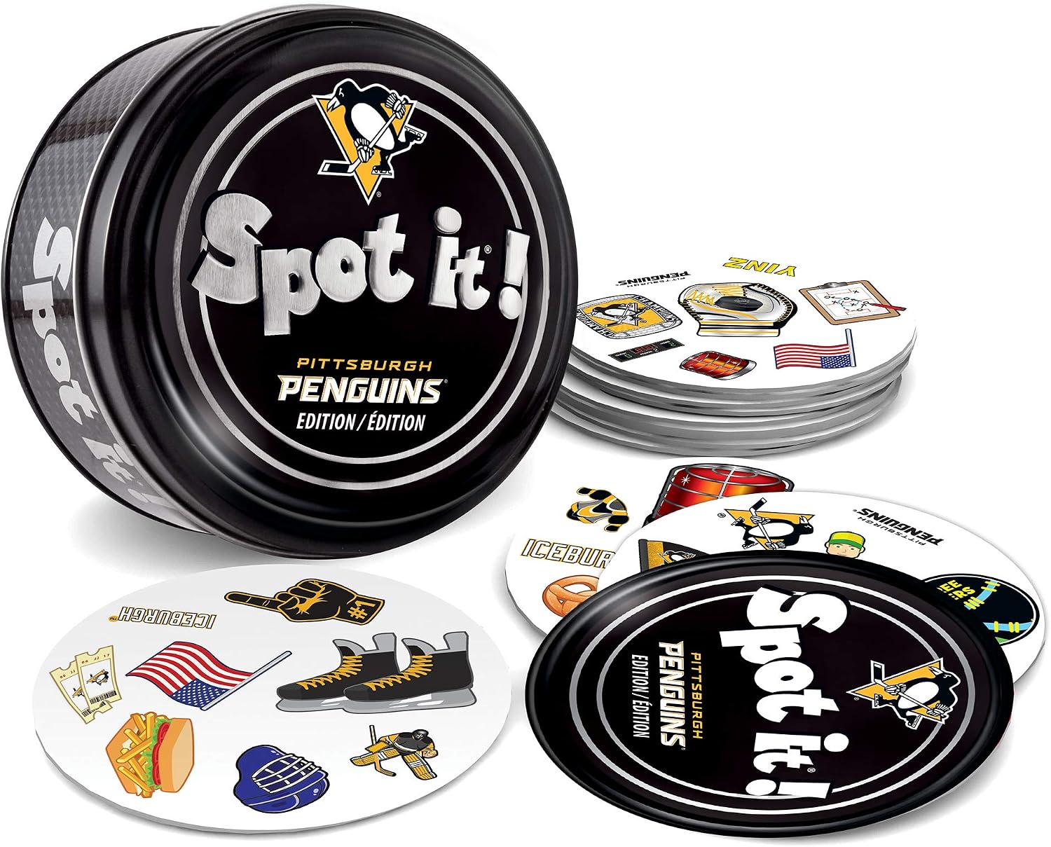 Masterpieces NHL Unisex-Teen Spot It! Card Game