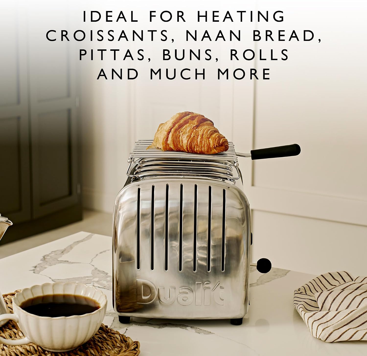 Dualit Classic Warming Rack for Dualit Classic Toasters | 1 x Warming Rack To Warm Items over a Dualit Toaster | Toaster Warming Rack | Ideal