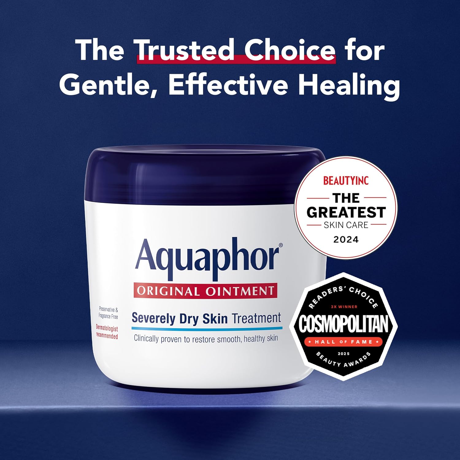 Aquaphor Advanced Therapy Healing Ointment Skin Protectant, 14 OZ | Clinically Proven Skin Protectant Moisturizer for Cracked, Irritated or Dry Skin Relief, Dye and Fragrance Free