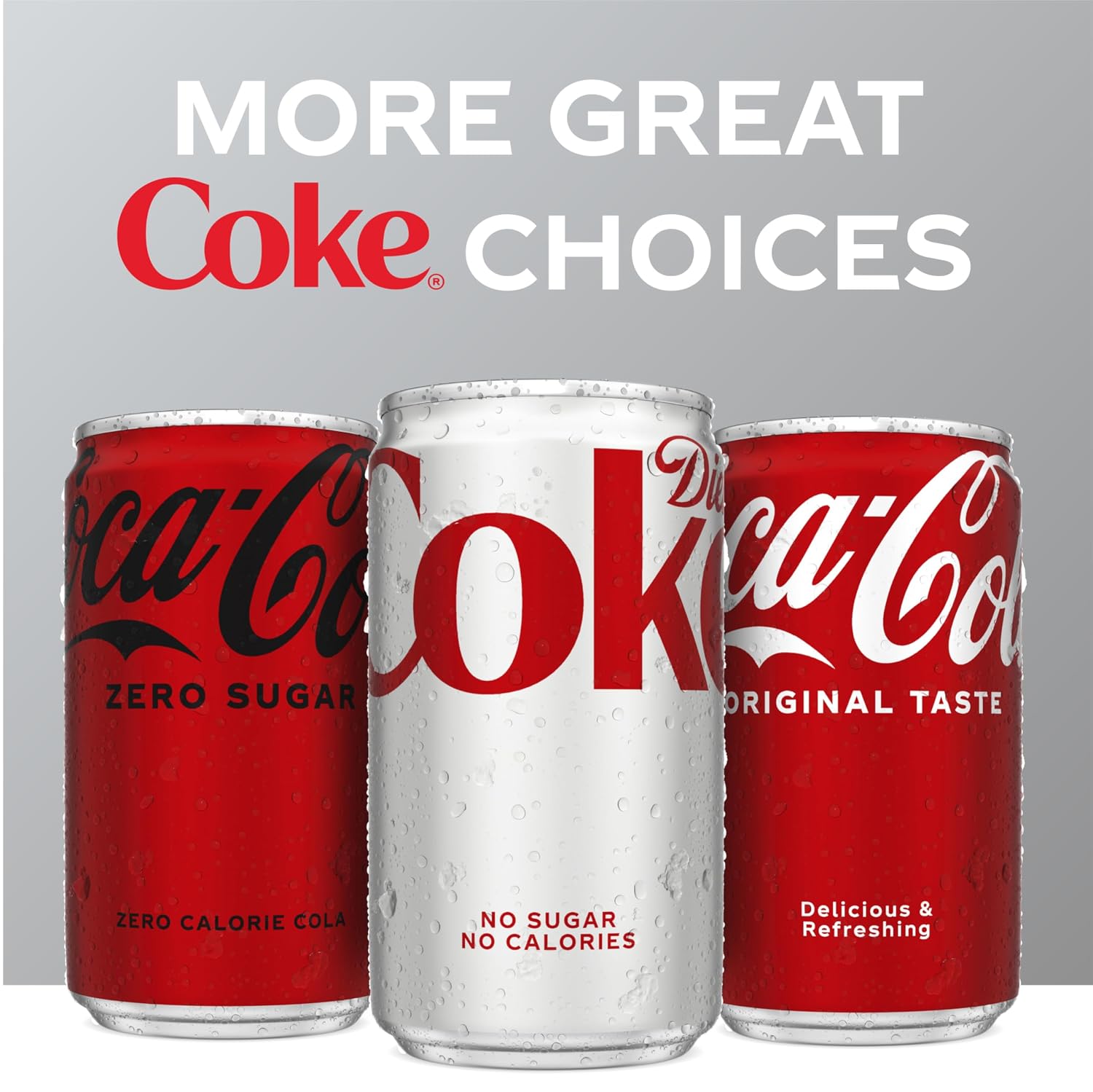 Diet Coke Soda Soft Drink Cans, 12 fl oz, 12 Pack | No sugar, no calories, 46 mg caffeine per can