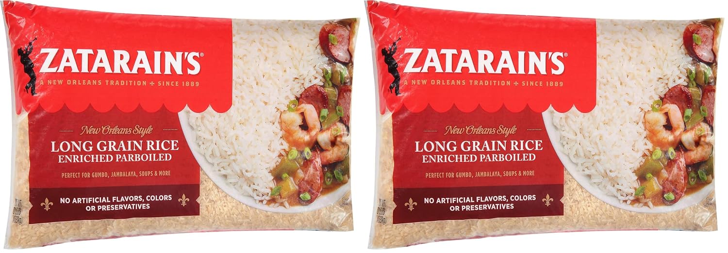 Zatarain's Enriched Parboiled Long Grain Rice, 10 lb