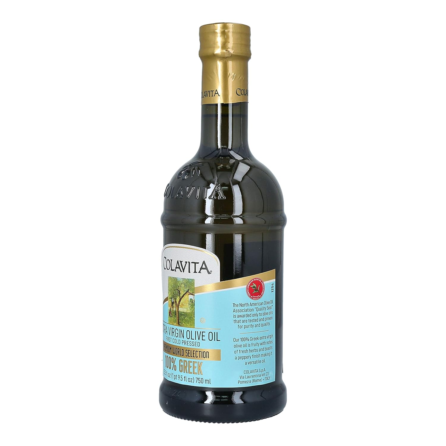 Colavita 100% Greek Extra Virgin Olive Oil, 25.5-Ounce