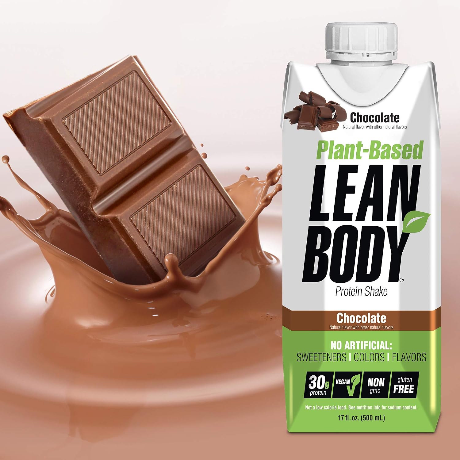 Labrada Lean Body Ready-to-Drink Chocolate Protein Shake, 40g Protein, Whey Blend, 0 Sugar, Gluten Free, 22 Vitamins & Minerals, LABRADA, 17 Fl Oz (Pack of 12)
