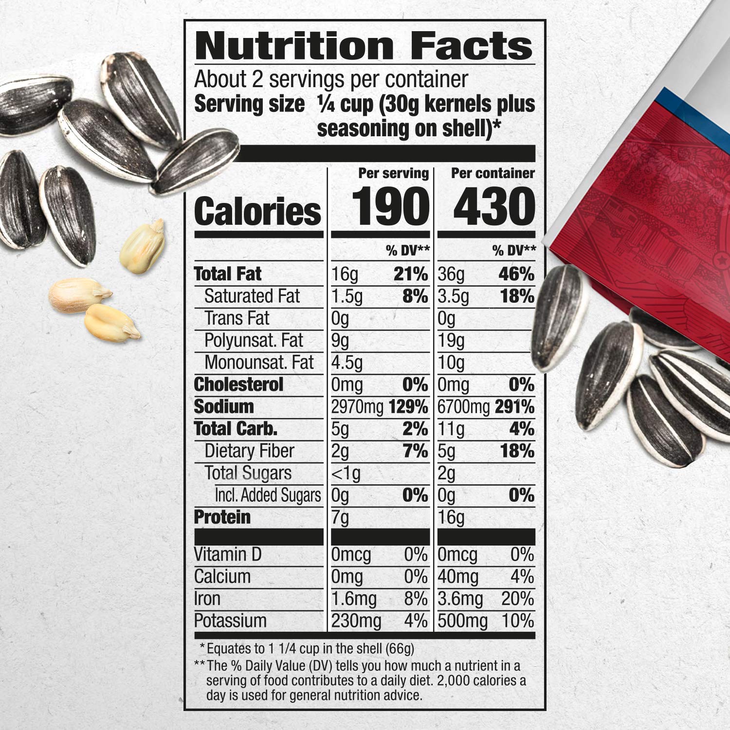 DAVID SEEDS Roasted and Salted Original Jumbo Sunflower Seeds, Keto Friendly, 5.25 Oz, 12 Pack