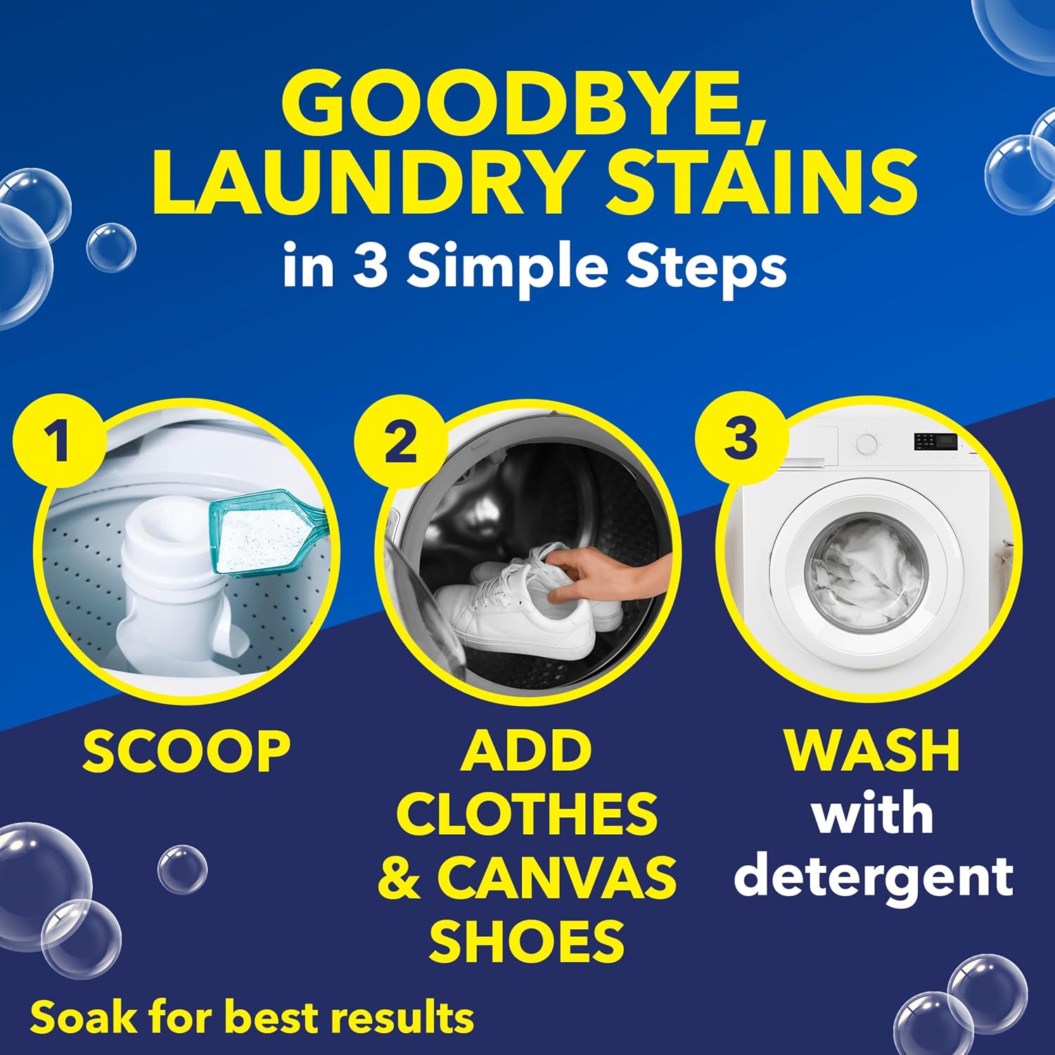 OxiClean Versatile Stain Remover Powder, 5 lb | 101+ Household Uses, Tough Stain Removal, Laundry Booster, Multi-Surface Cleaning, Color Safe, Chlorine Free