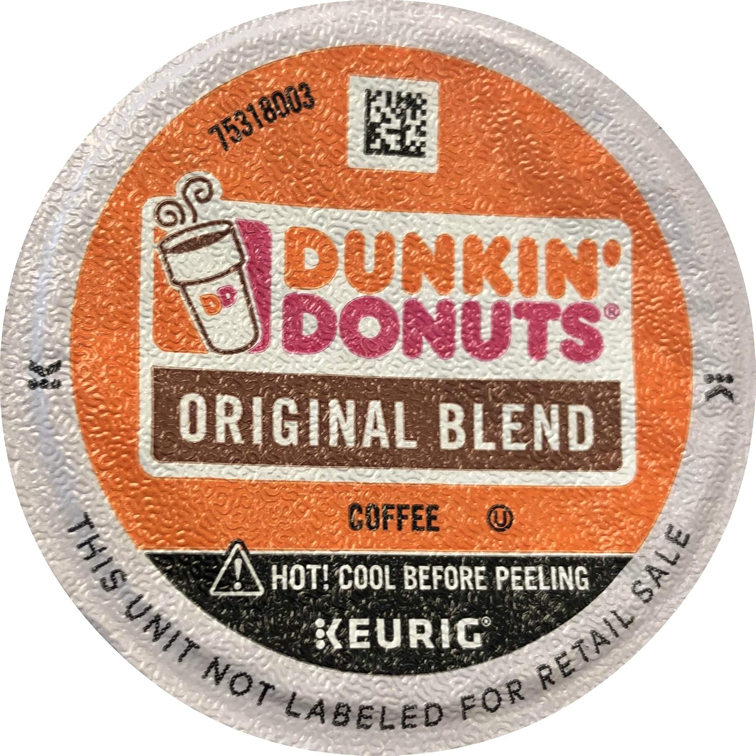 Dunkin' Donuts 2091512 Original Blend Coffee K-Cup Pods Medium Roast 44/Box (006933)