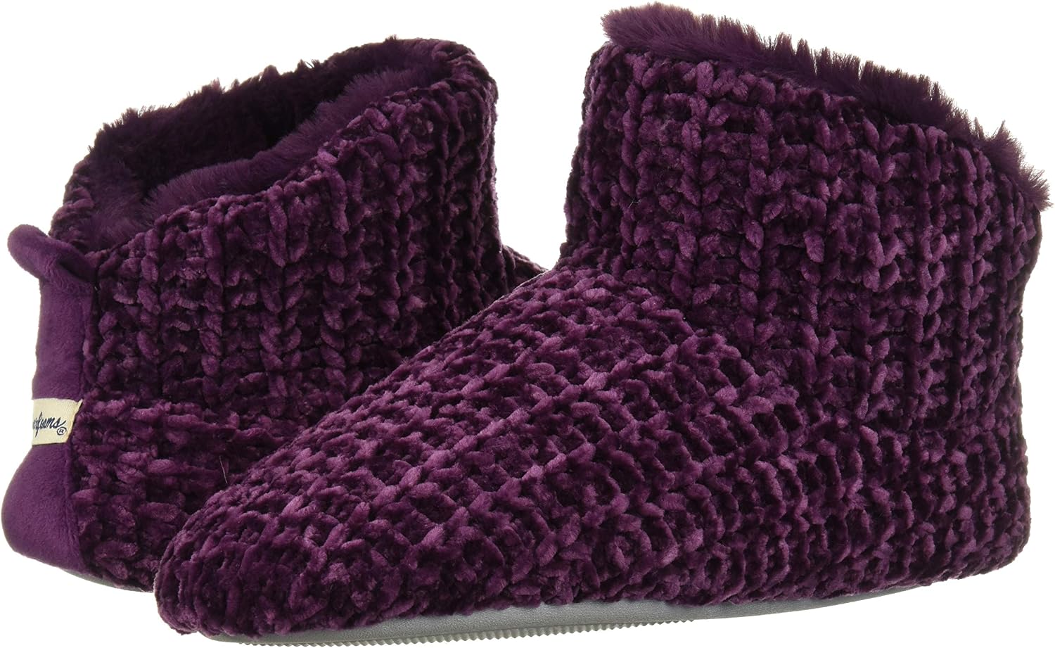 Dearfoams Women's Chenille Bootie Slipper