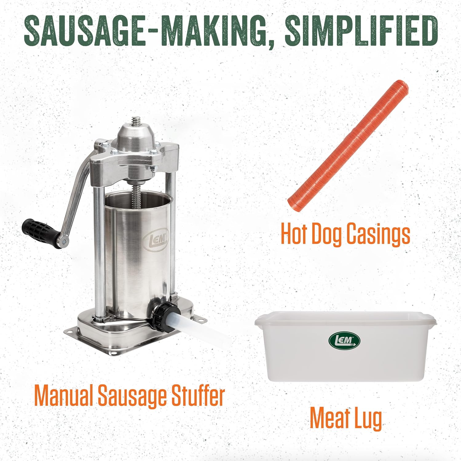 LEM Backwoods Cured Sausage Seasoning with Cure Packet, Jalapeno Summer Sausage