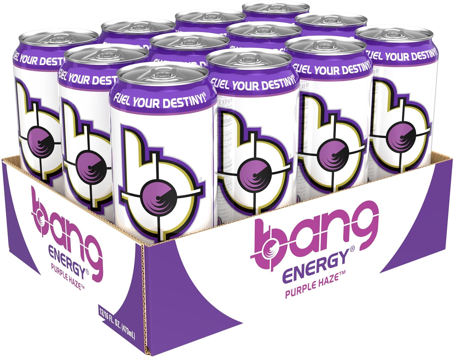 Bang Energy Blue Razz, Sugar-Free Energy Drink, 16-Ounce | Pack of 12