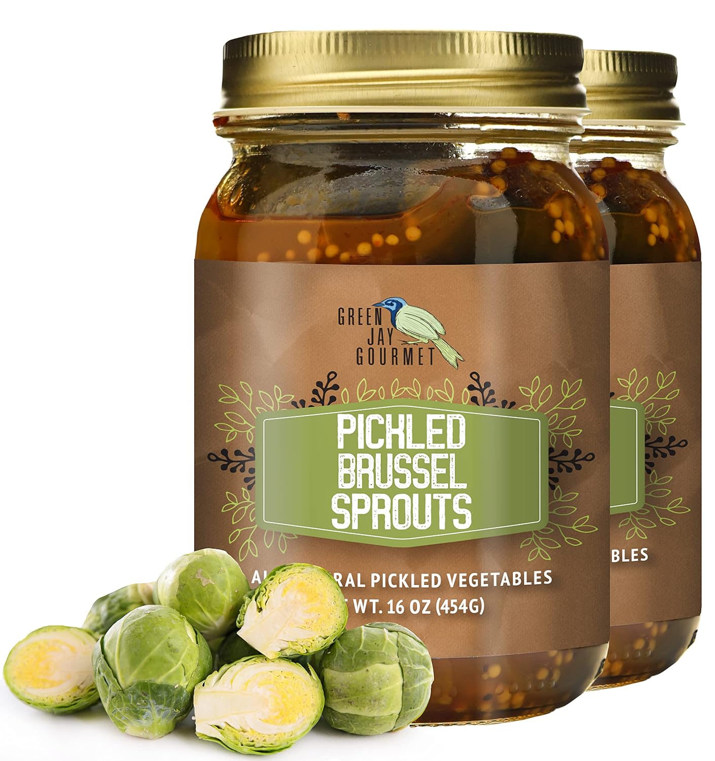 Green Jay Gourmet Marinated Mushrooms in a Jar - Fresh Hand Jarred Vegetables for Cooking & Pantry – Home Grown Pre-Prepared Pickled Marinated