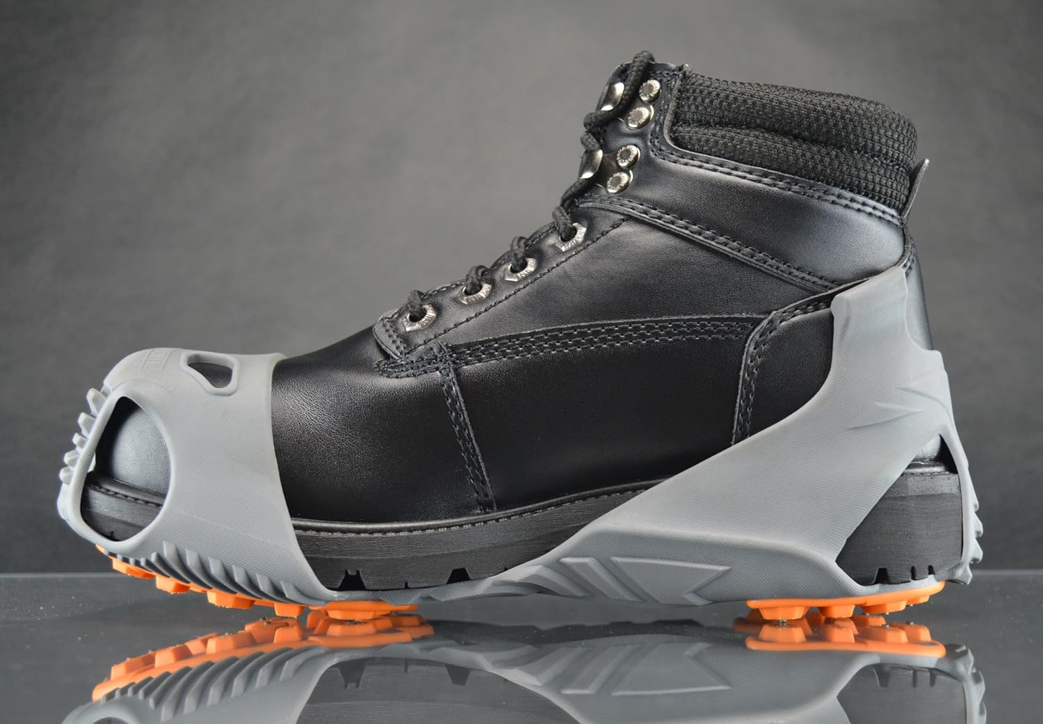 Low-Pro Ice Cleat, Heavy-Duty Industrial Grade Traction Aid for Walking on Snow and Ice (1 Pair)