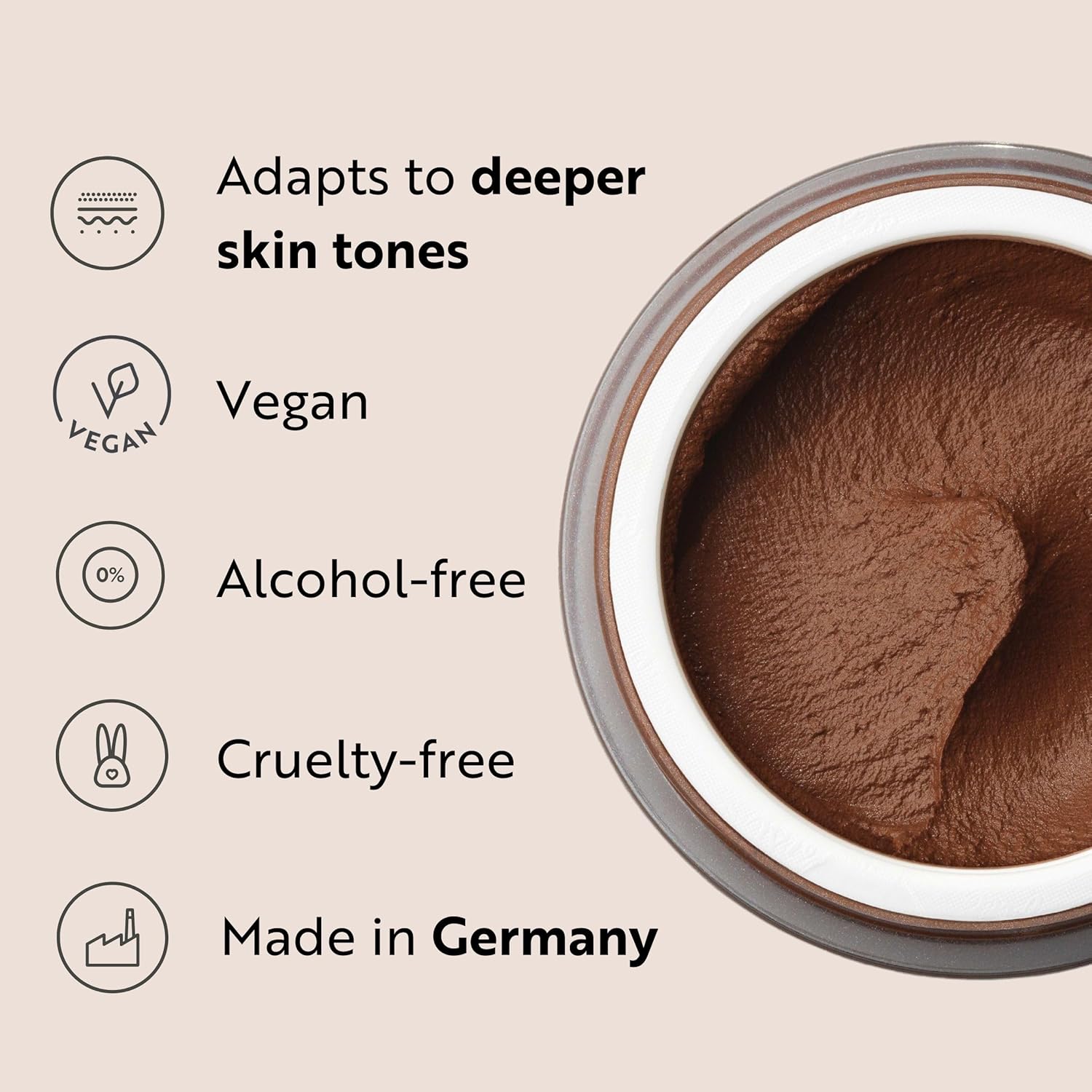 M. Asam Magic Finish Make-up Mousse (1.01 Fl Oz) | 4in1 Primer, Foundation, Concealer & Powder With Buildable Coverage, Hides Redness And Dark Spots, Light To Medium Skin