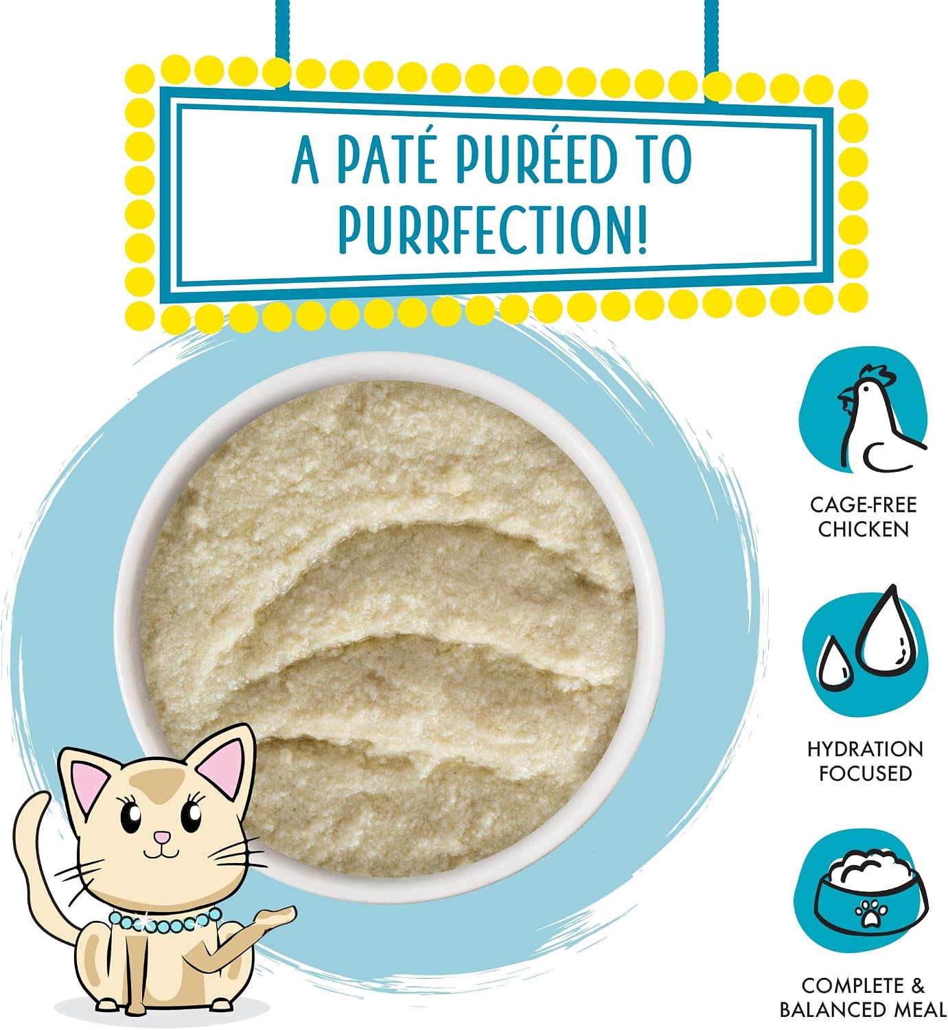 Weruva Wet Cat Food, Press Your Lunch with Chicken Pate, 3oz Can, Pack of 12