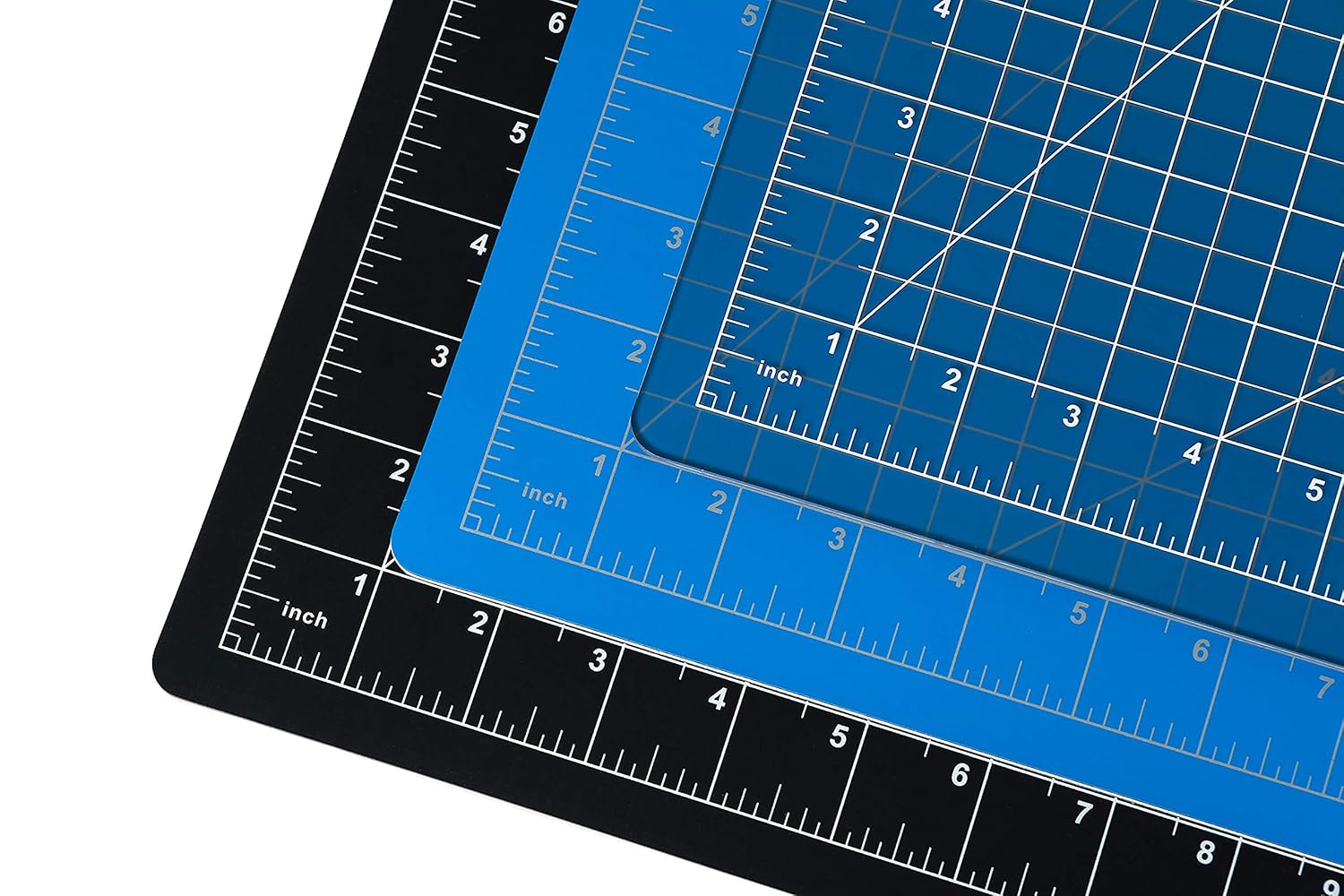 Dahle Vantage 10673 Premium Self-Healing Cutting Mat, 24"x36", 1/2" Grid, 5 Layers for Max Healing, Perfect for Crafts & Sewing, Black