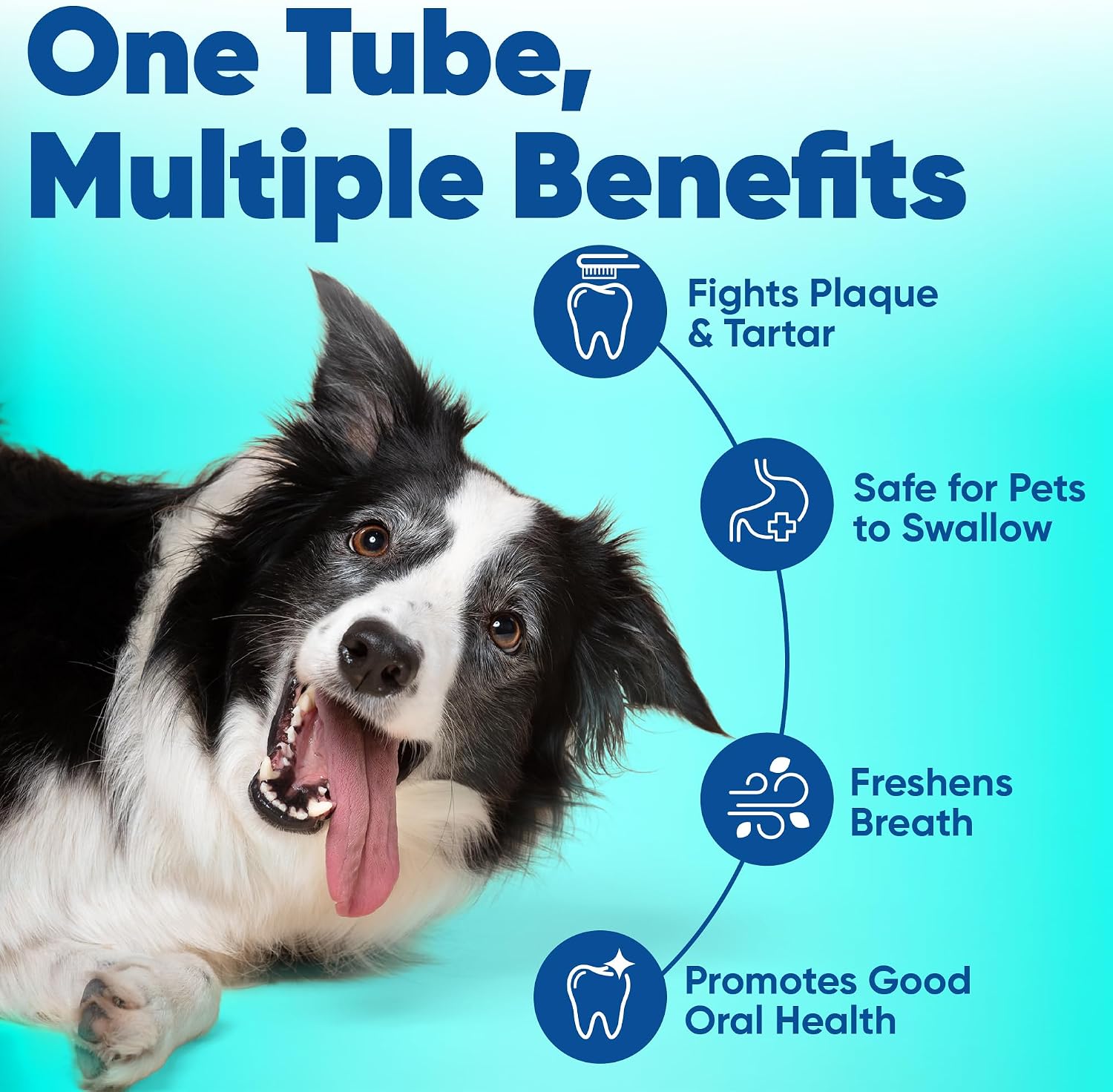 C.E.T. Enzymatic Toothpaste for Dogs and Cats, Vanilla Mint, 2.5oz | Plaque and tartar control for fresh breath, pet dental care toothpaste, Dual enzyme system, vanilla mint flavored toothpaste