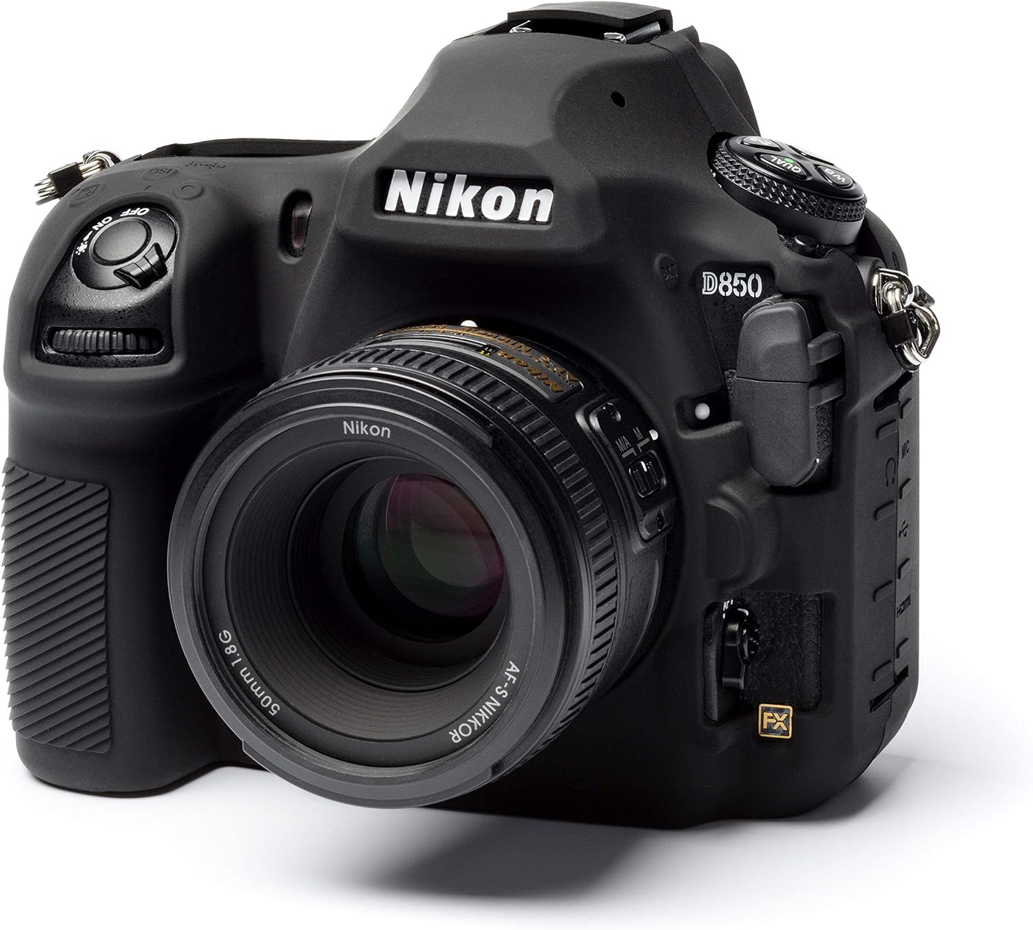 easyCover Silicone Case for Nikon D850 Camera, Black