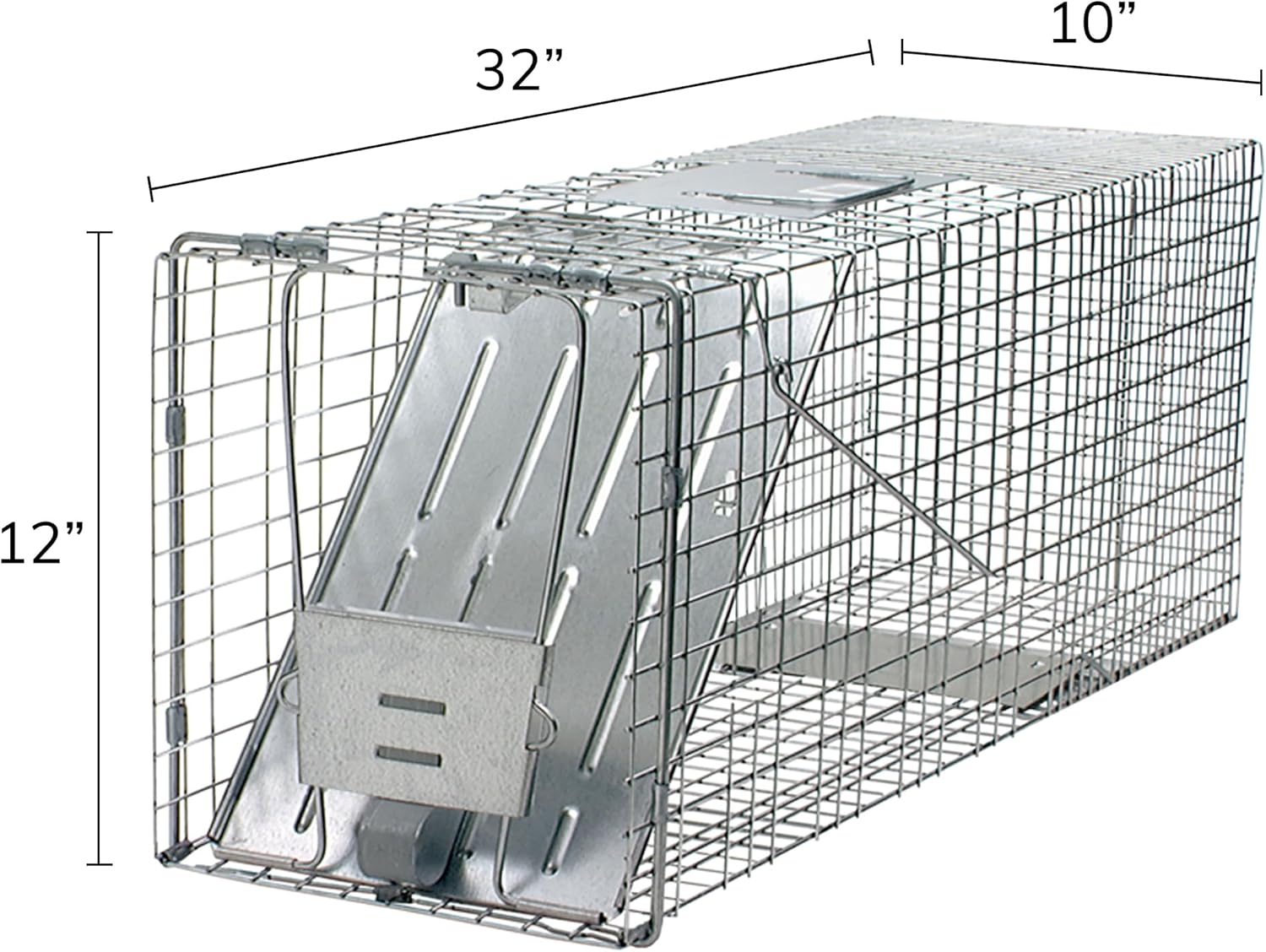Havahart Large 1-Door Live Animal Trap for Raccoons, Cats, Bobcats, Beavers | Heavy Duty Humane Catch and Release Cage Trap for Outdoor Pest Control