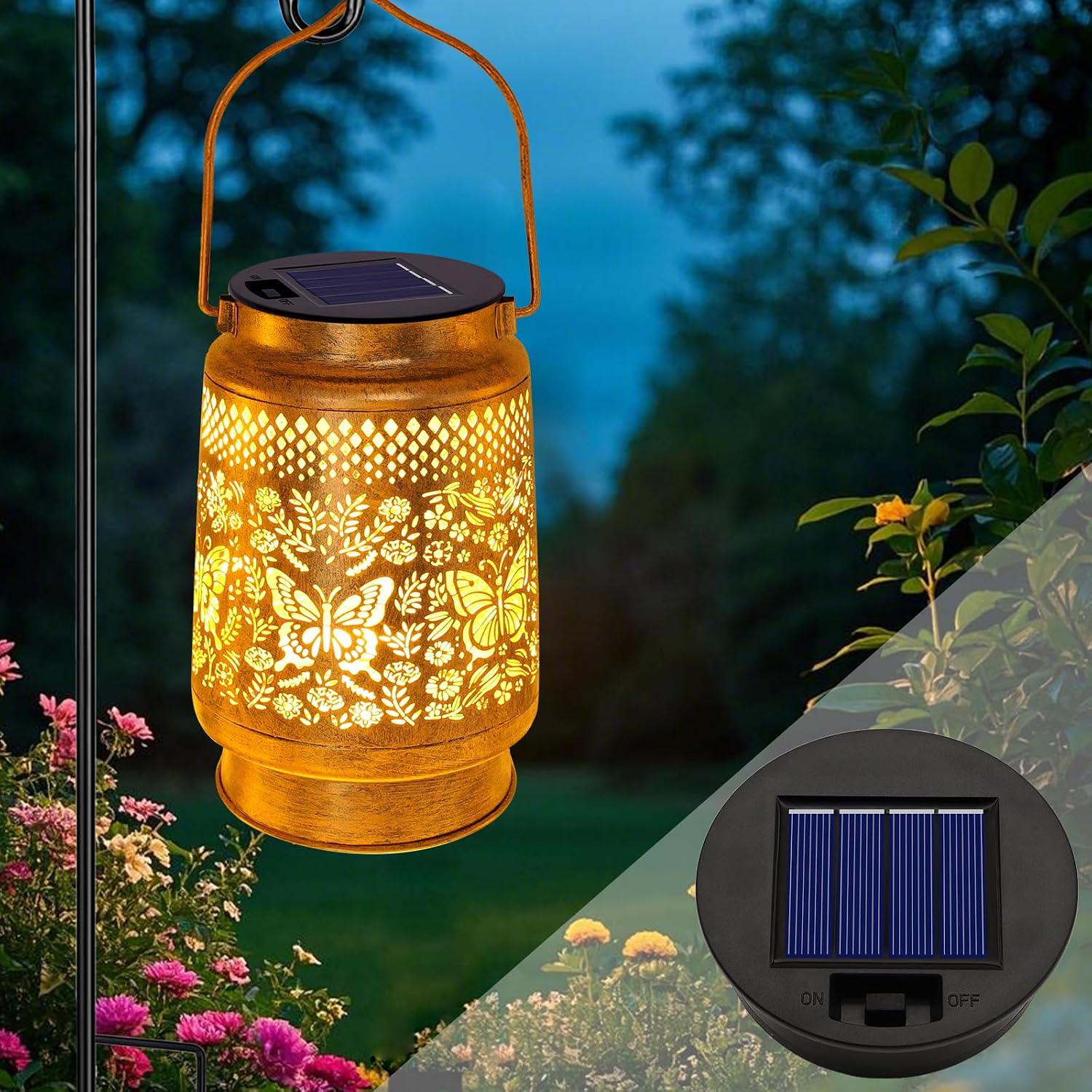 Solar Light Replacement Top Parts 4 Pack(Top Size 3.31 inch