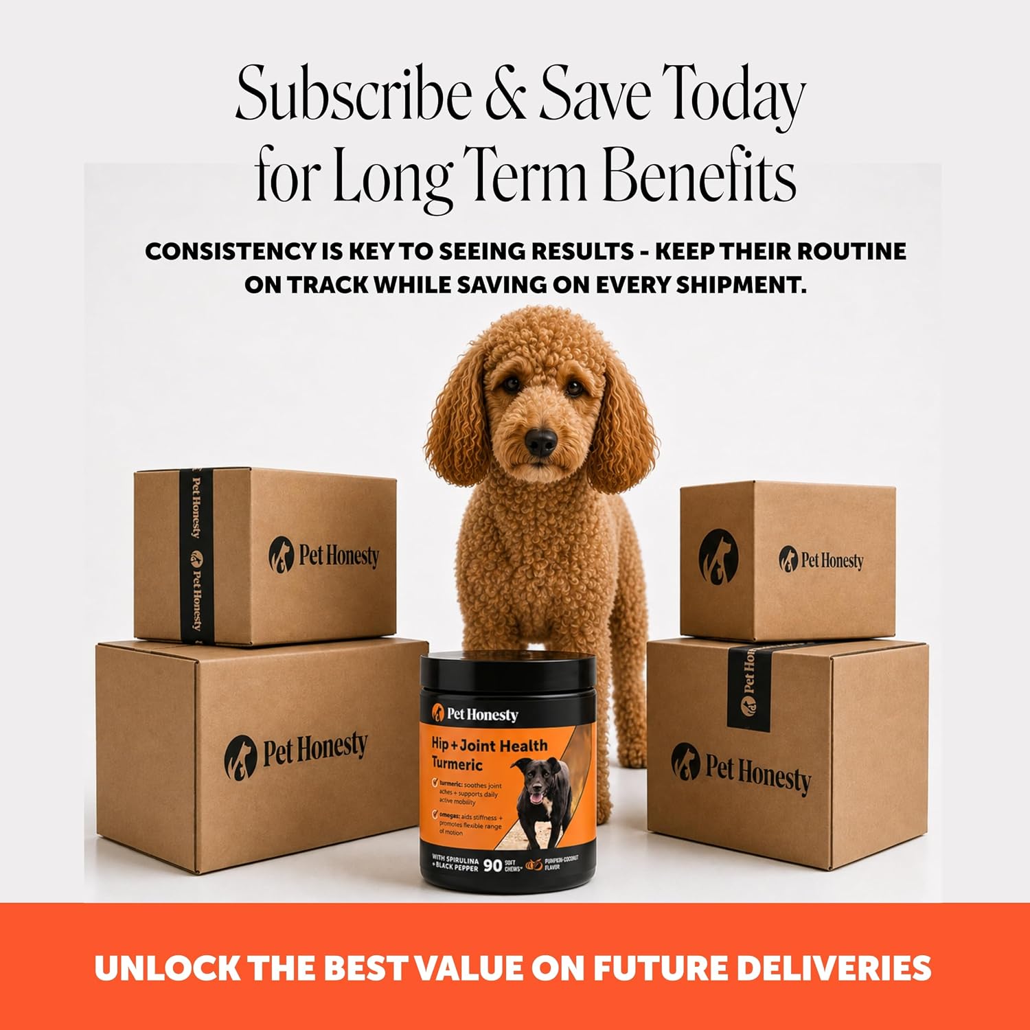 Hip + Joint Supplement for Dogs with Glucosamine Chondroitin - MSM, Turmeric & Collagen Soft Chews - Joint Function, Stiffness, and Mobility Support, May Reduce Occasional Discomfort (Chicken, 90 Ct)