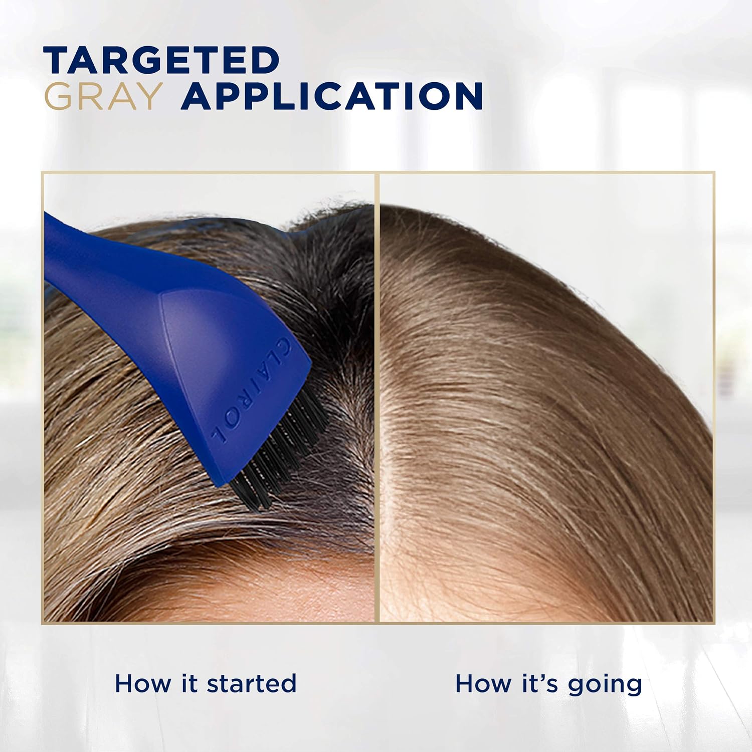 Clairol Root Touch Up Permanent Hair Dye, 6 Light Brown, Pack of 2
