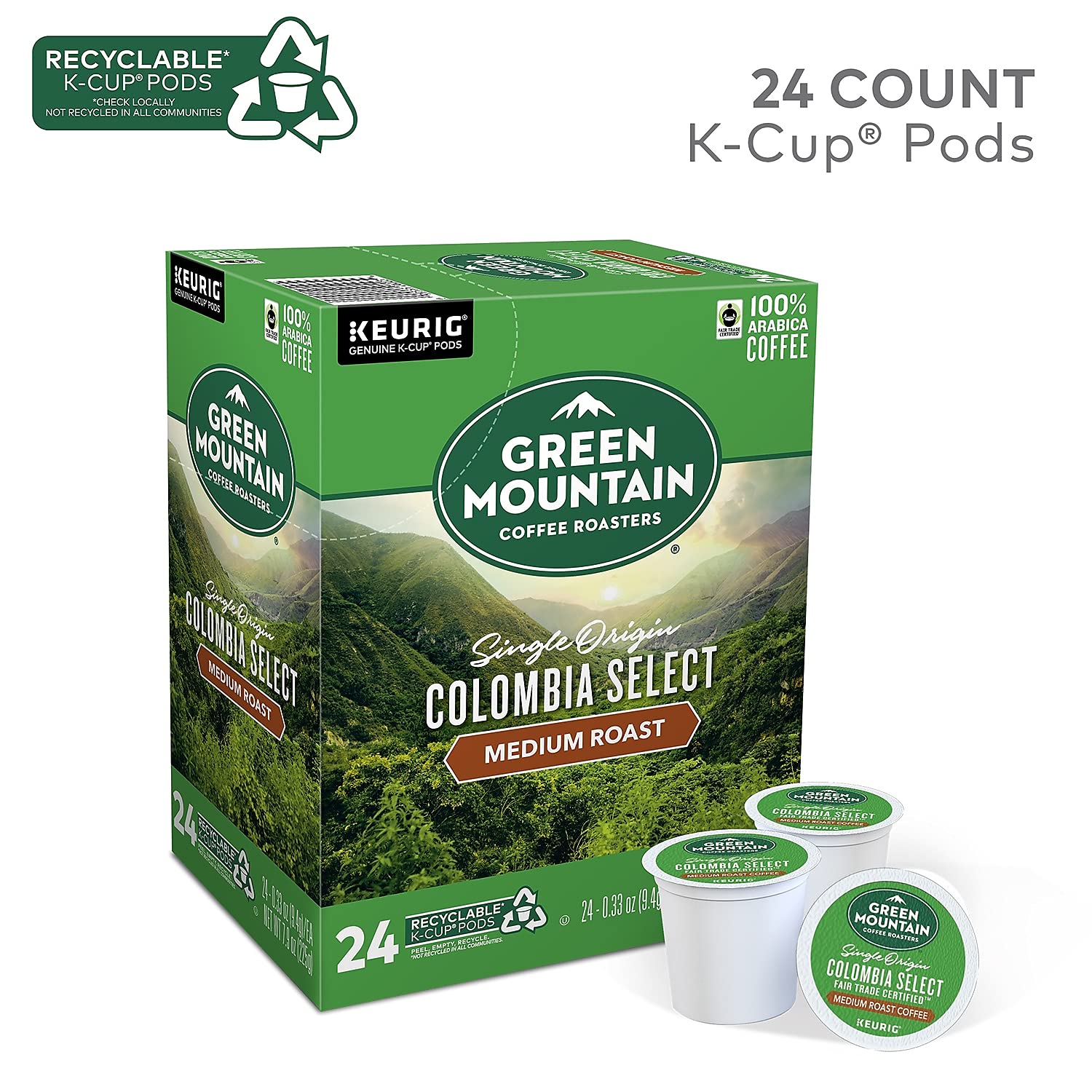 Green Mountain Coffee Nantucket Blend Keurig Single-Serve K-Cup Pods, Medium Roast Coffee, 96 Count